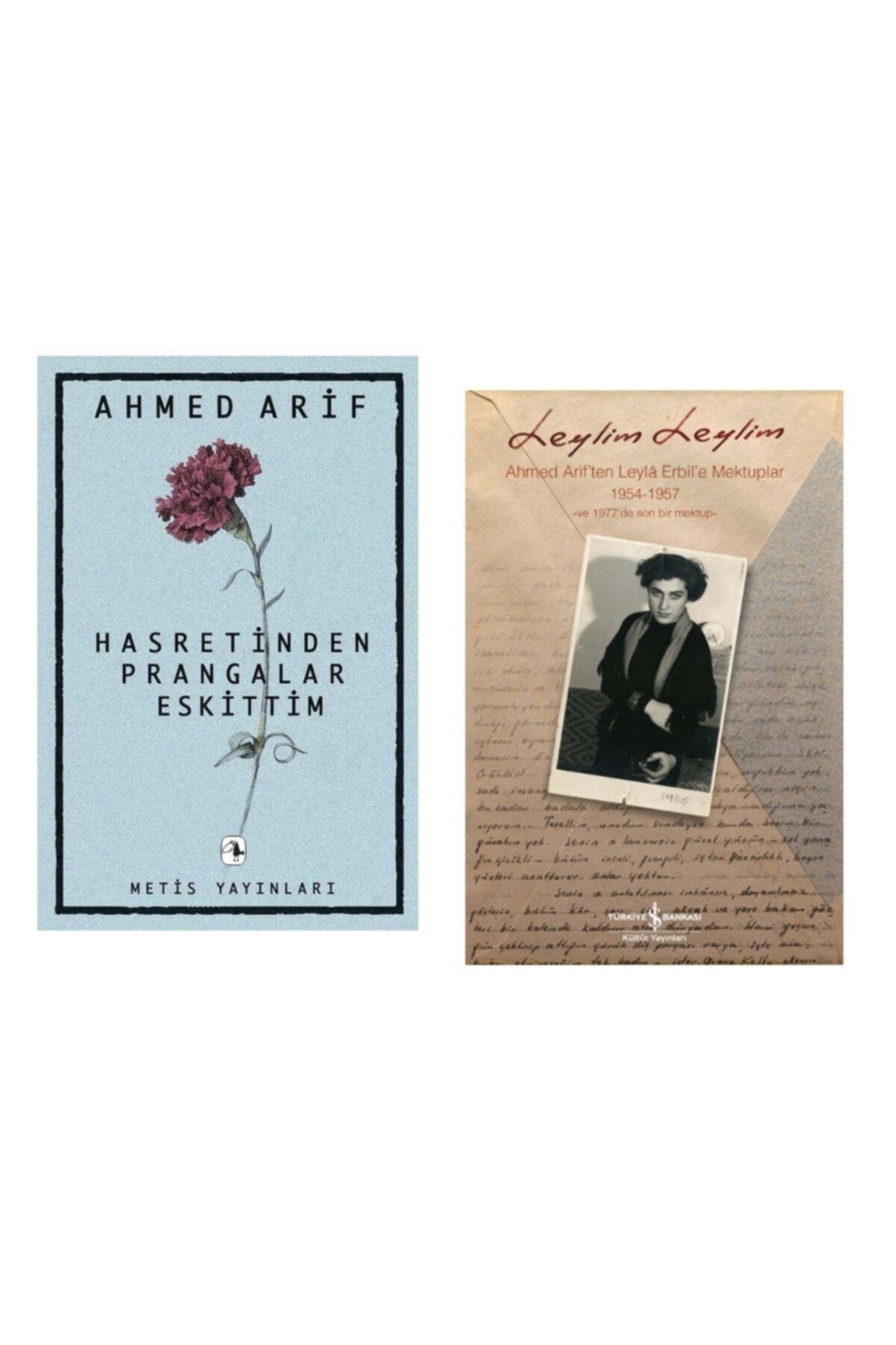 Metis Yayıncılık Ahmet Arif 2'li Kitap Seti- # Hasretinden Prangalar Eskittim # Leylim Leylim
