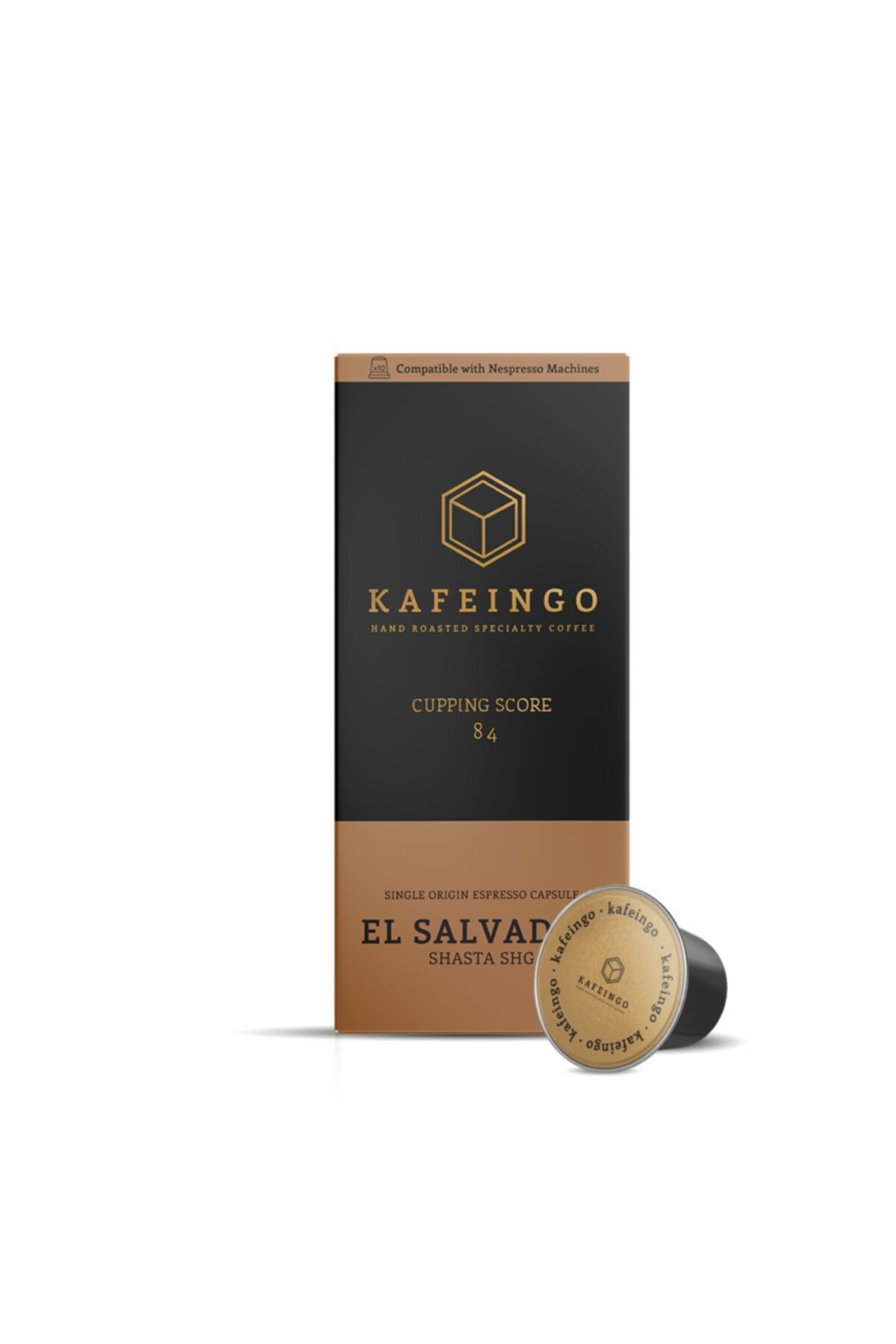 Kafeingo - 10'lu Kapsül Kahve Kutusu - El Salvador Shasta