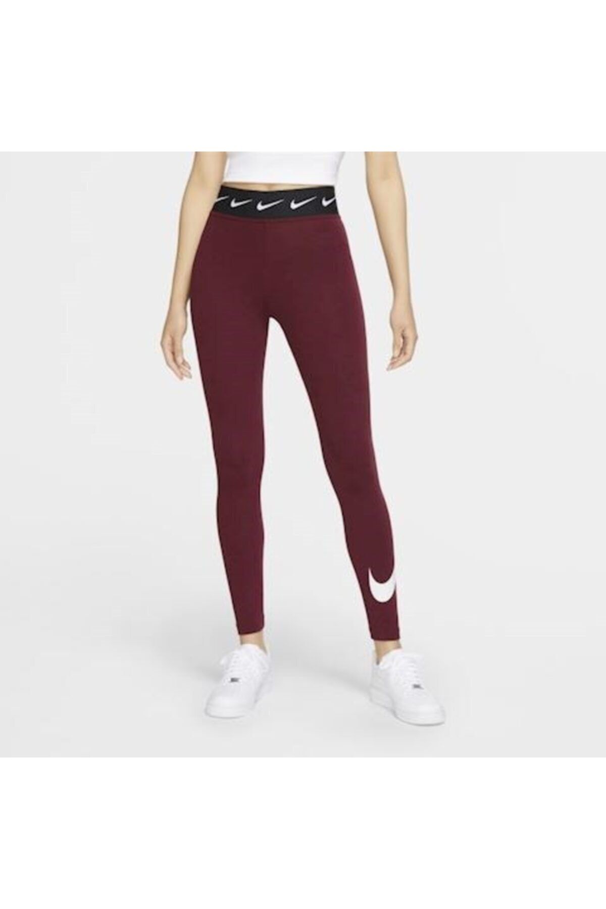Nike Sportswear Club Women's High-waisted Leggings - Red Cj1984-638