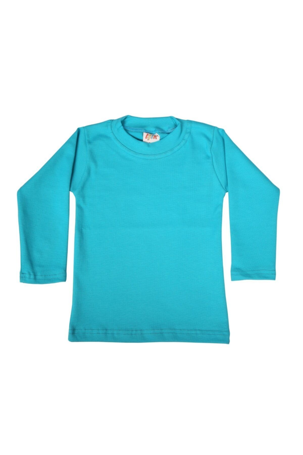 Yeni Işık Tekstil 3-4 Yaş Likralı Çocuk T-shirt & Body Mavi