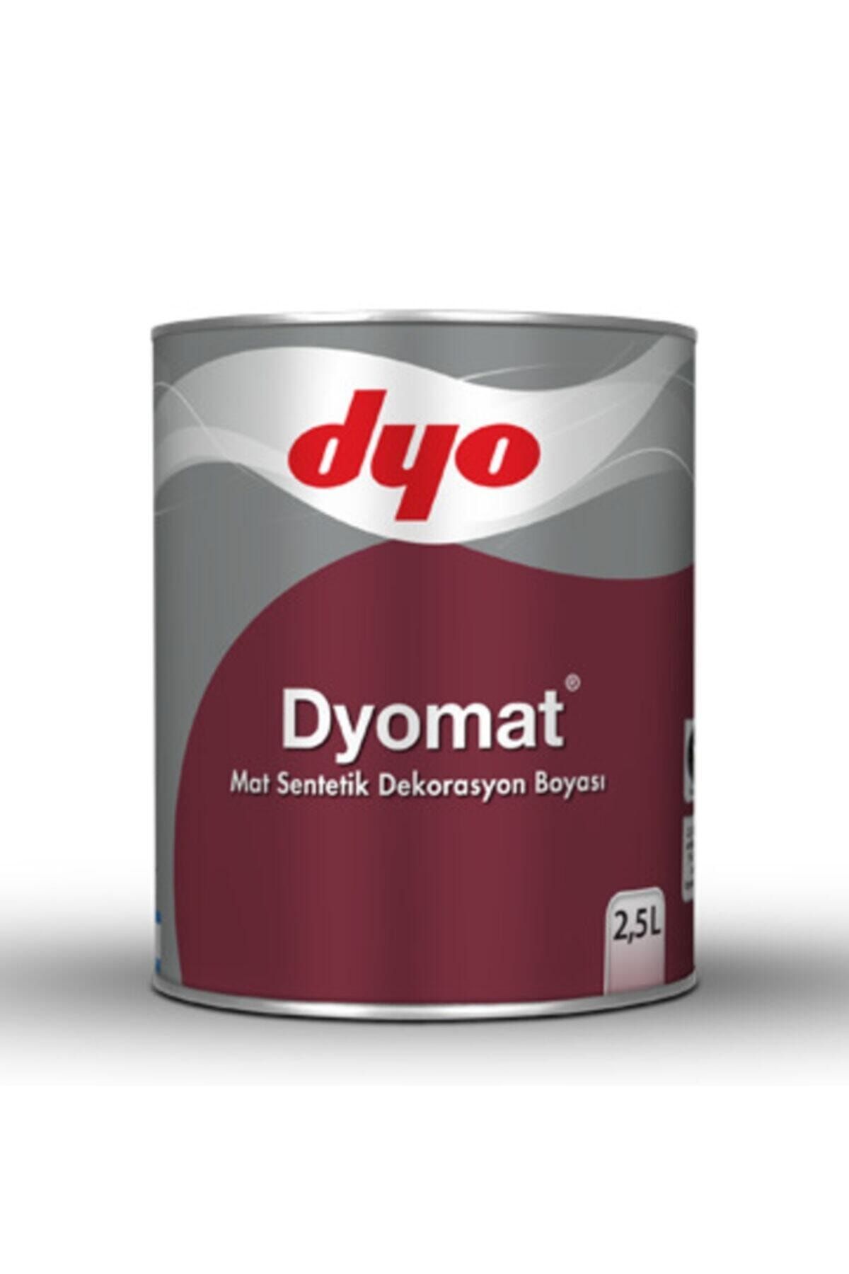 Dyo Mat Sentetik Dekorasyon Boyası Siyah 2,5lt Mat Sentetik