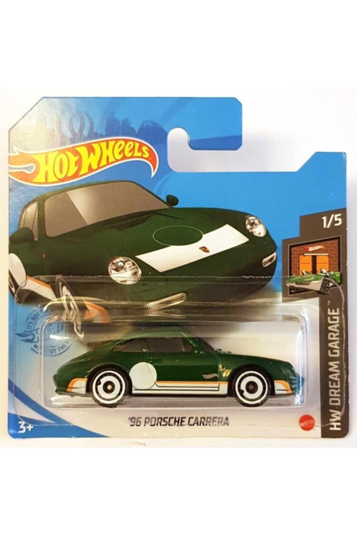 HOT WHEELS 96 Porsche Carrera Hw Dream Garage Metal Araba