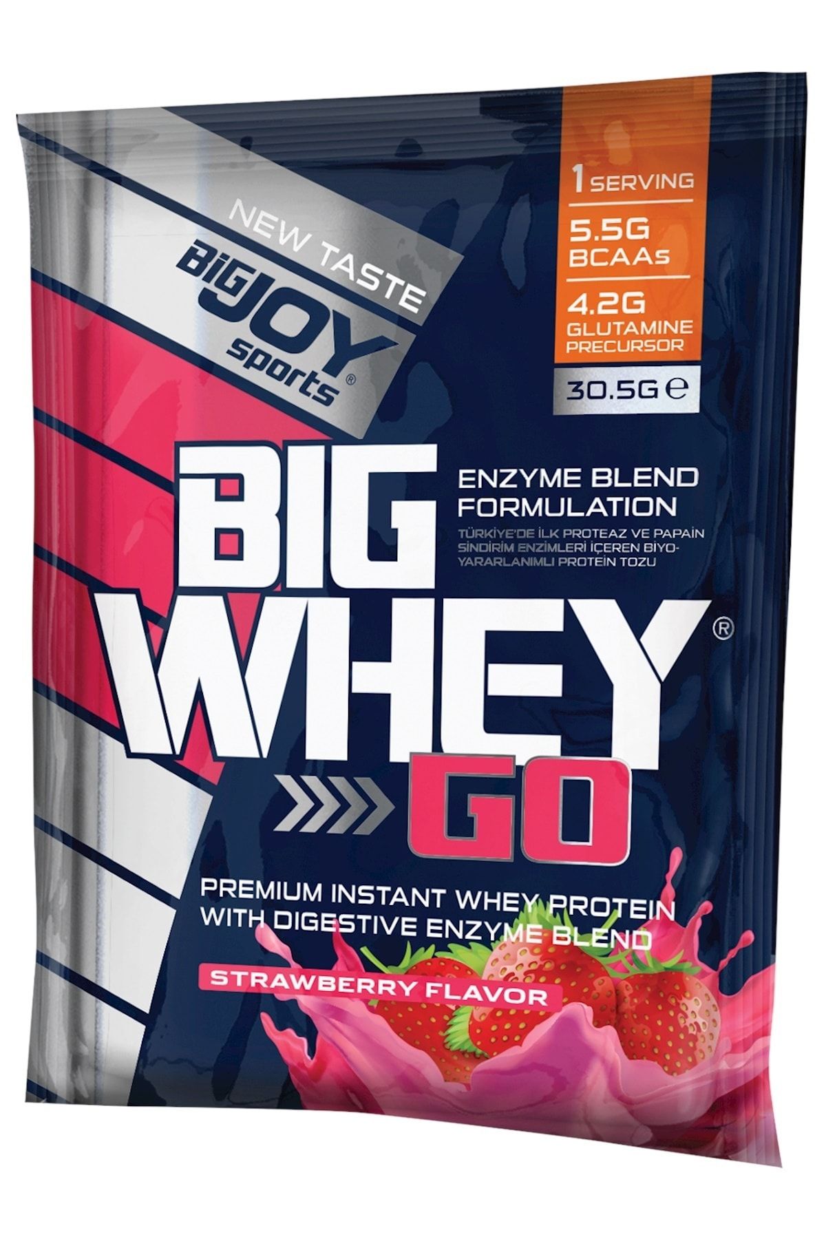 Bigjoy Sports Bigjoy Bigwheygo Whey Protein Tozu Çilek 1 Adet