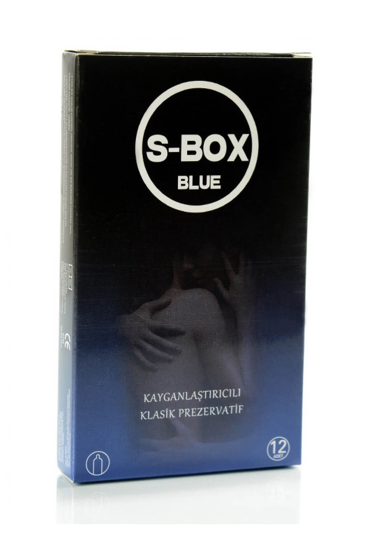 S-Box Klasik Prezervatif Blue Condom 12 Adet