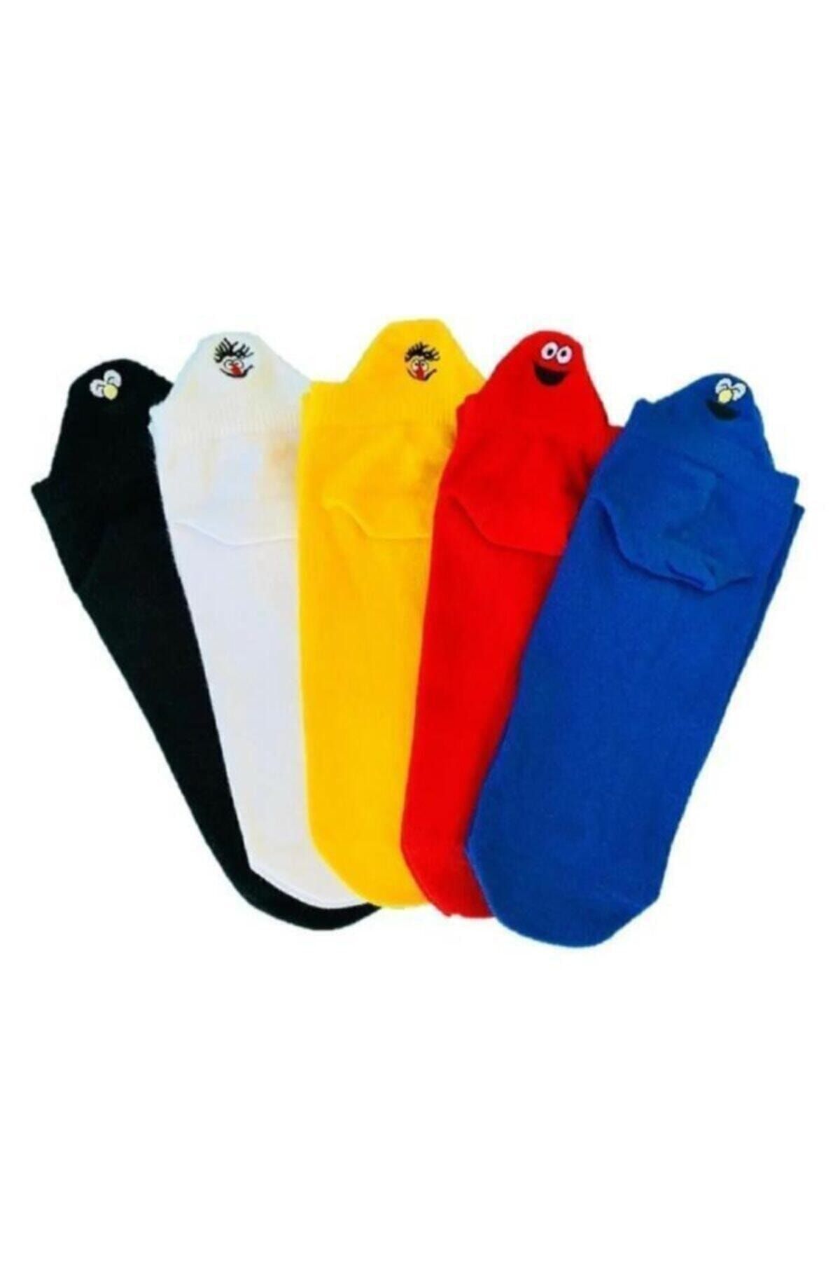 Semay Çorap Çok Renkli Unisex 5’li Paket
