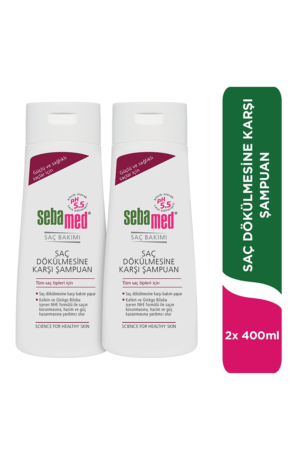 Sebamed Saç Dökülmesine Karşı Etkili Anti Hairloss Şampuan  400 ml X 2