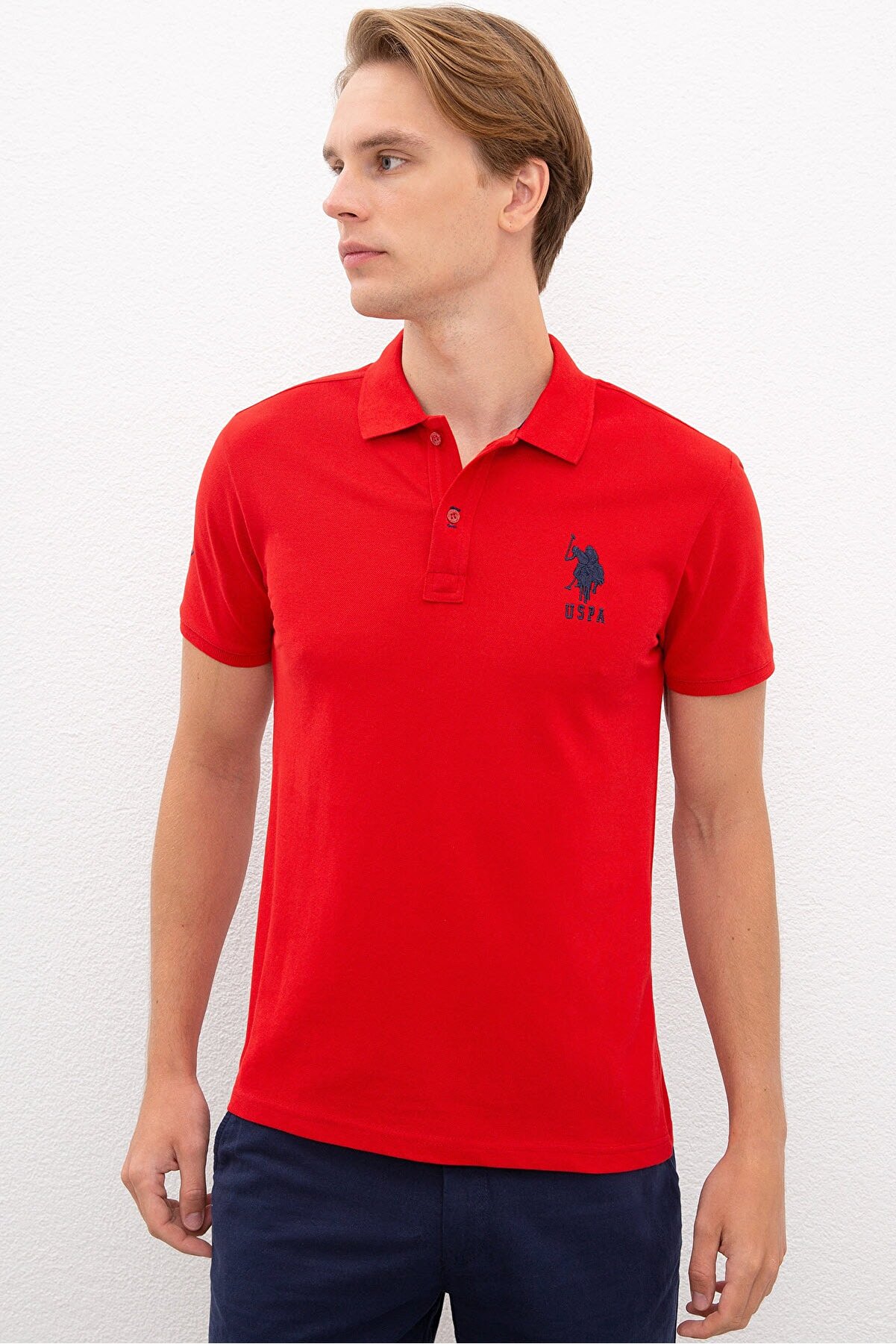 U.S. Polo Assn. Kırmızı Erkek T-Shirt