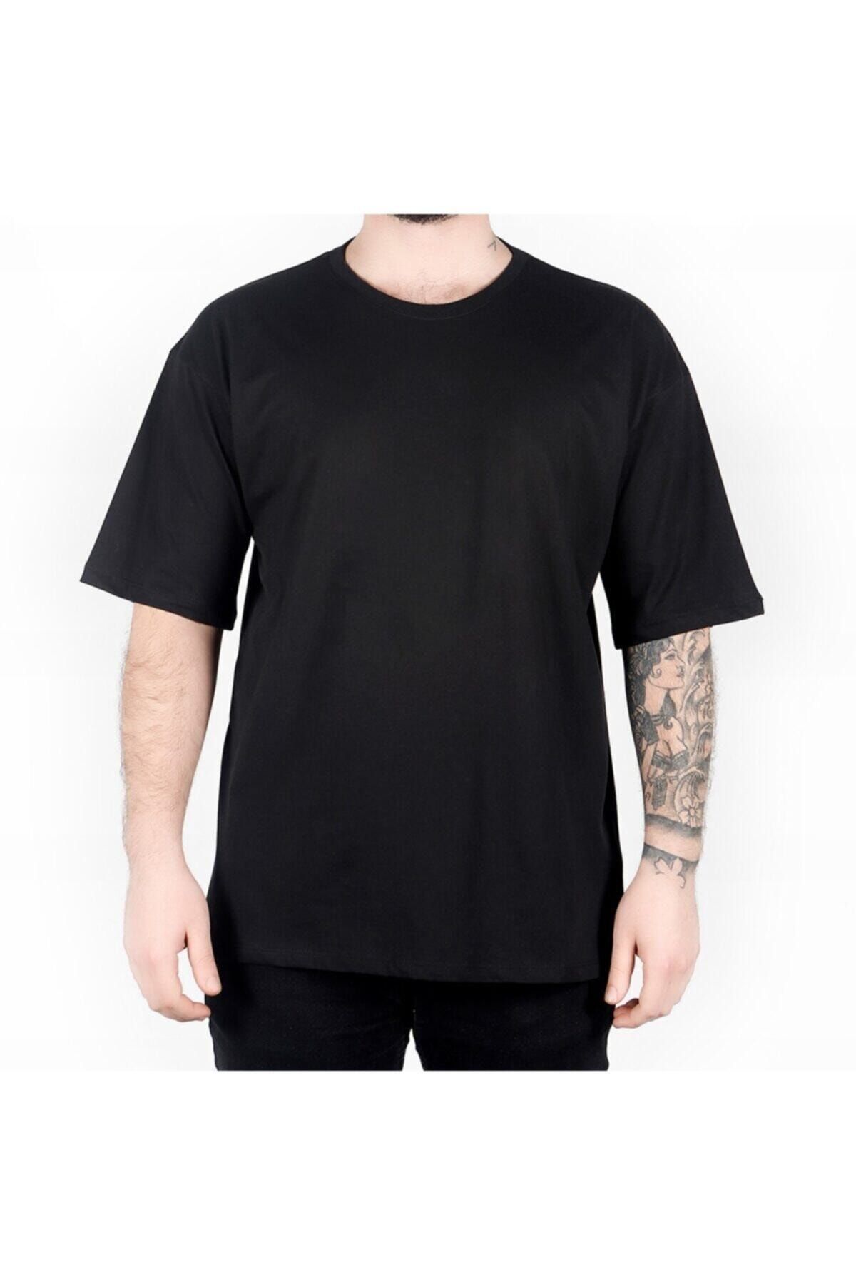 Griff st Erkek Siyah Basic T-shirt