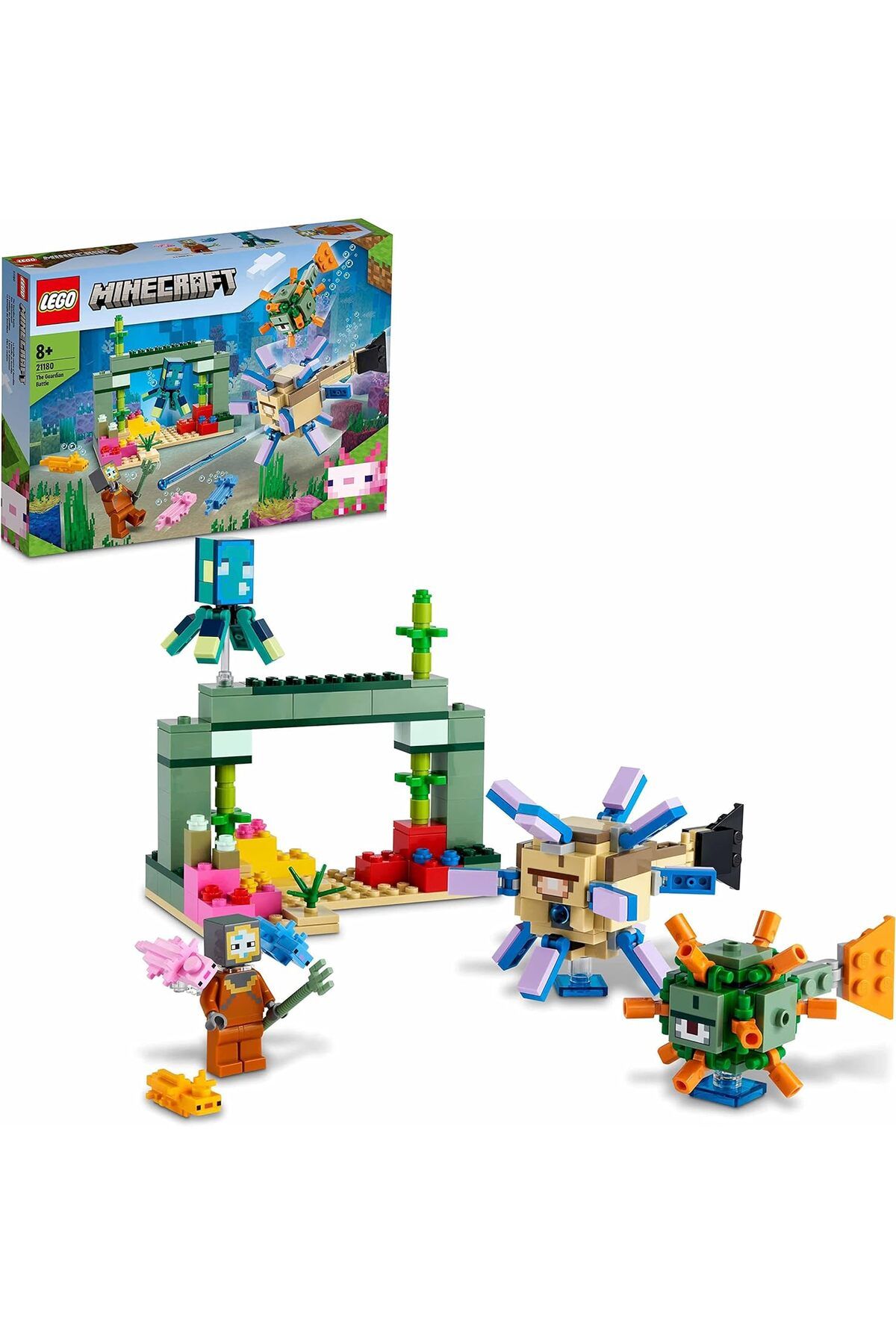 LEGO ® Minecraft® Gardiyan Savaşı 21180 Yapım Seti (255 Parça)