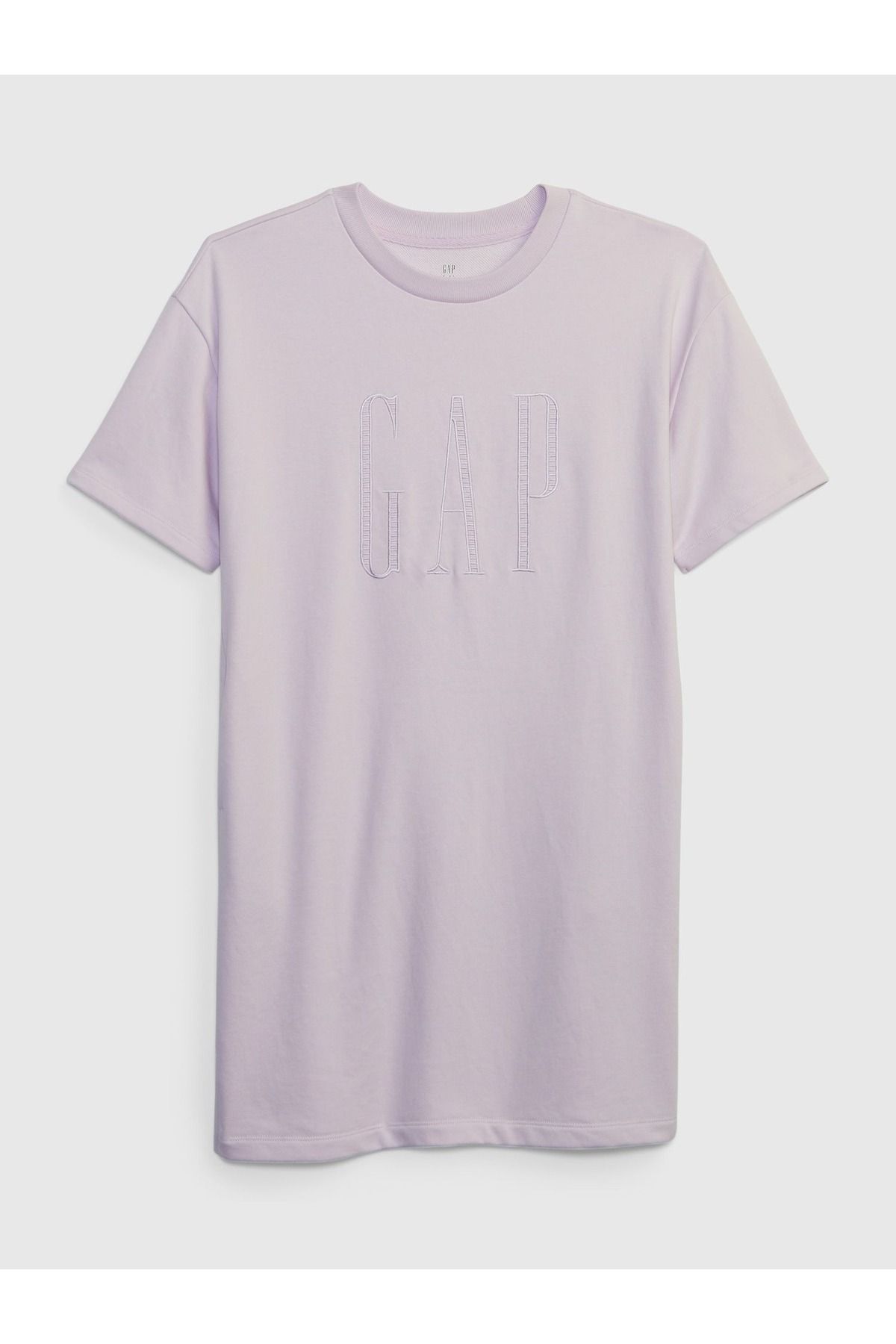 GAP Kız Çocuk Lila Logo T-shirt Elbise