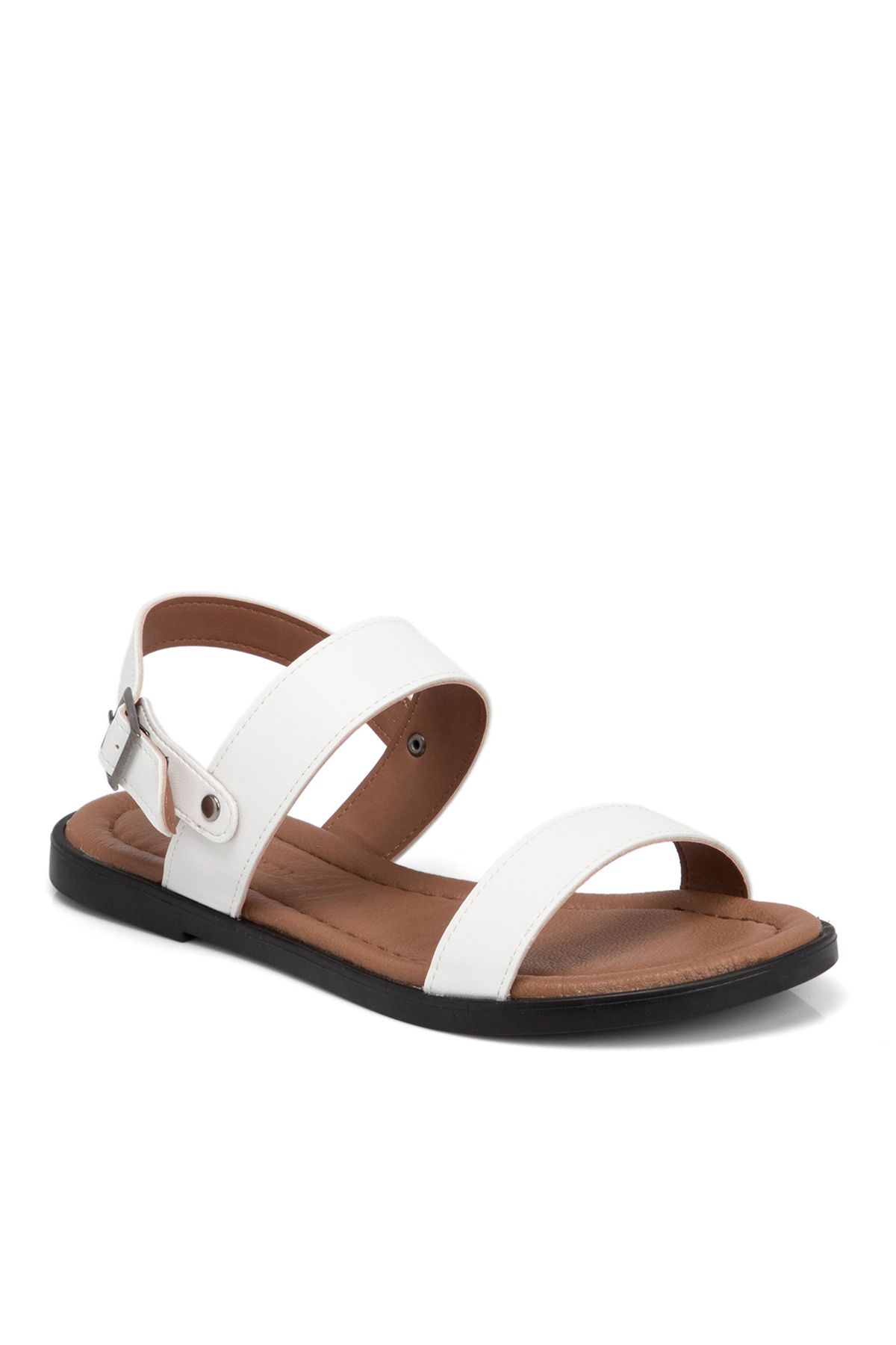 Tergan Vegan Kadın Beyaz Sandalet 65043d93