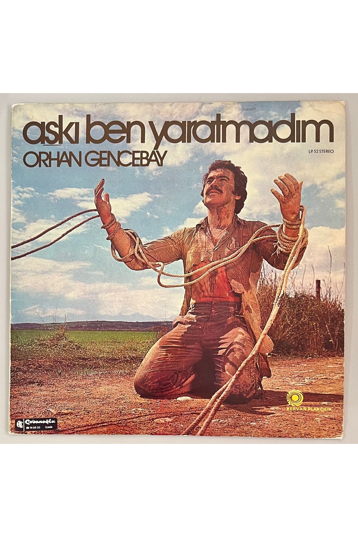 Plakevi İzmir Orhan Gencebay Aşkı Ben Yaratmadım Lp Plak (Orjinal 1980 Dönem Baskı)