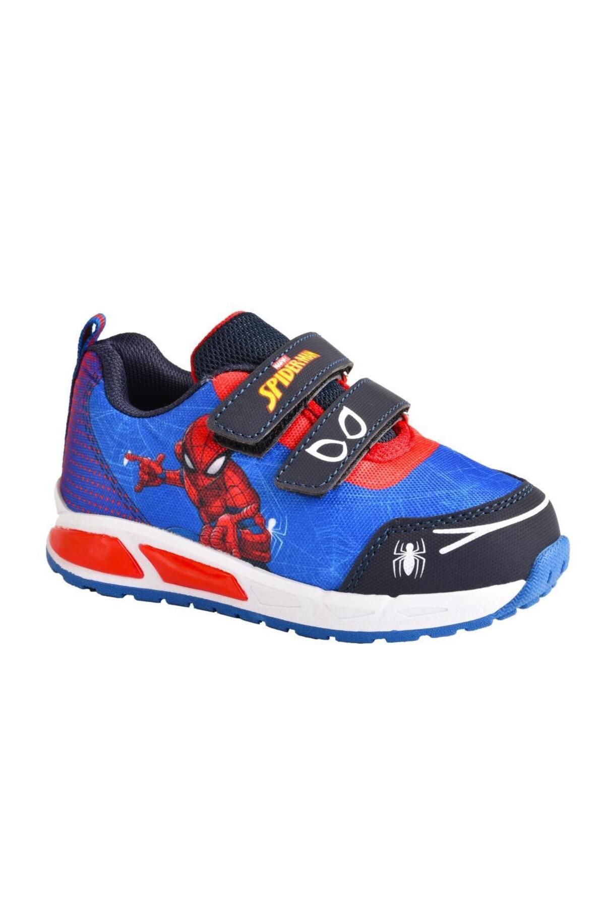 Spiderman Erkek Çocuk Mavi / Lacivert Anatomik Taban Spor Ayakkabı