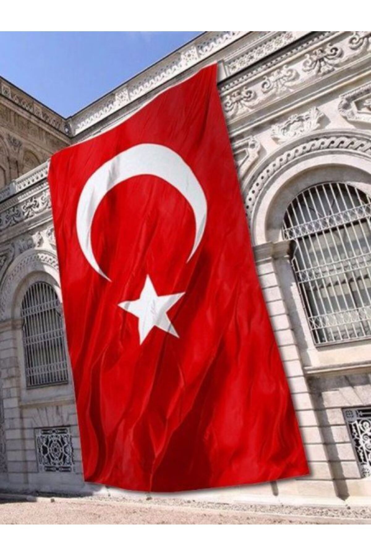 Flagtürk 3x4,5 metre Türk Bayrağı Raşel Kumaş