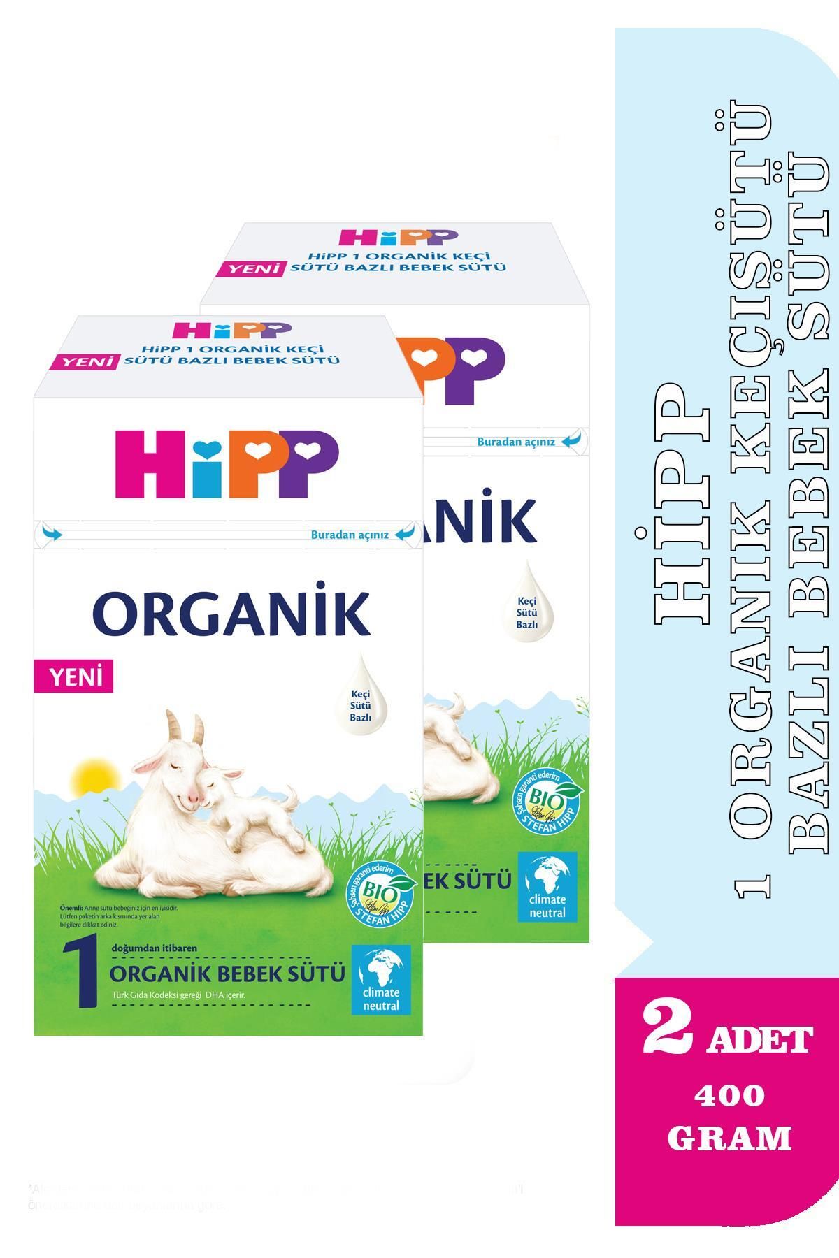 Hipp 1 Organik Keçisütü Bazlı Bebek Sütü 400gr 2 Adet