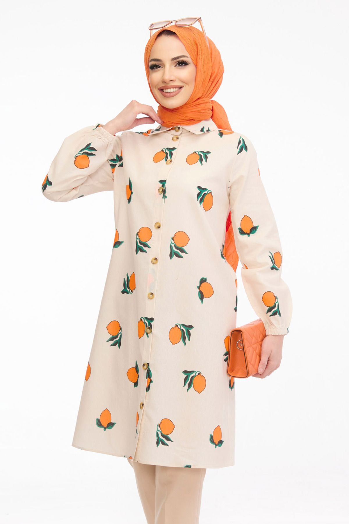 TOFİSA 11380 Oranj Tunik