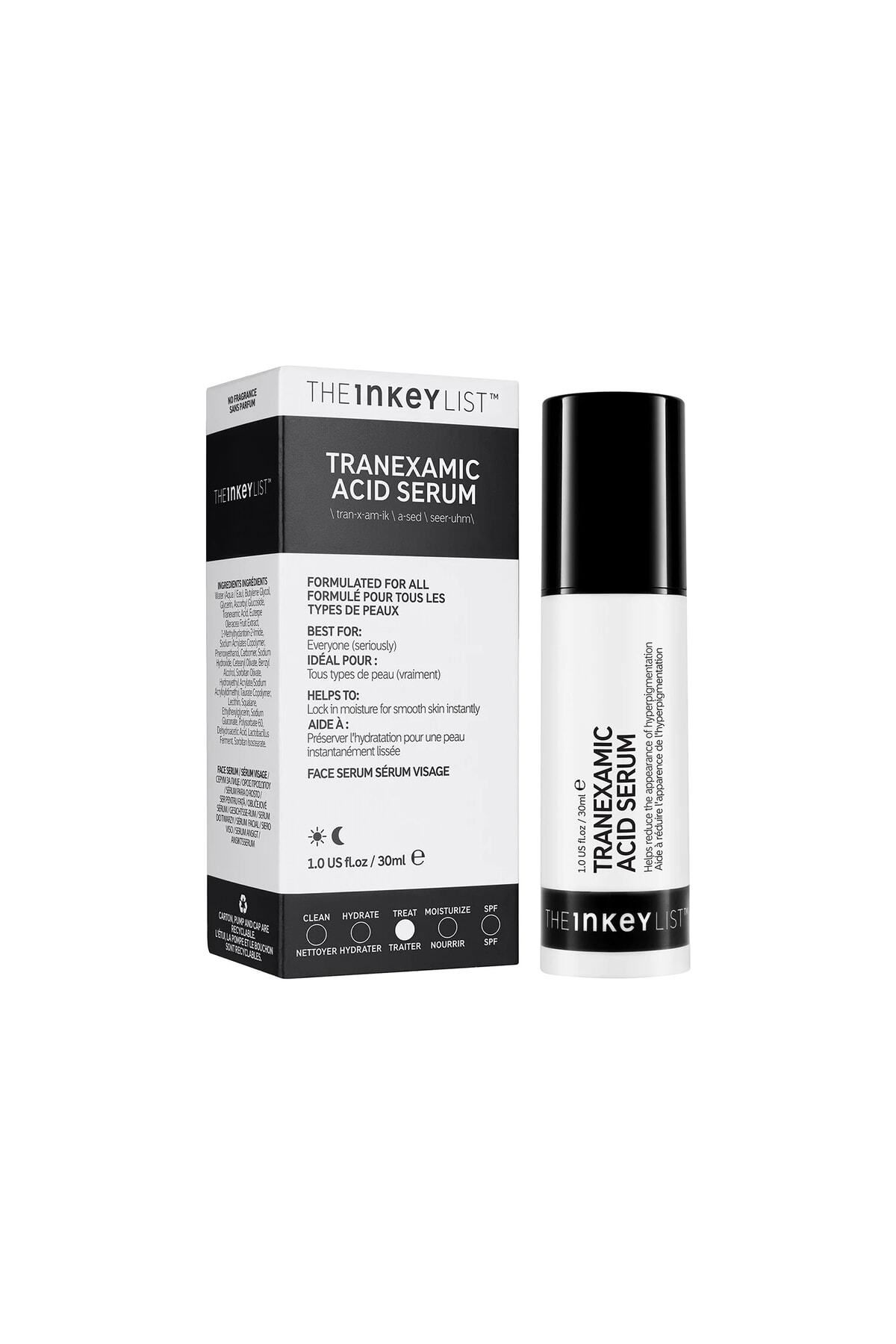 THE INKEY LIST Tranexamic Acid Anti-Blackhead Skin Equalizing Night Serum 30ml Shooting787
