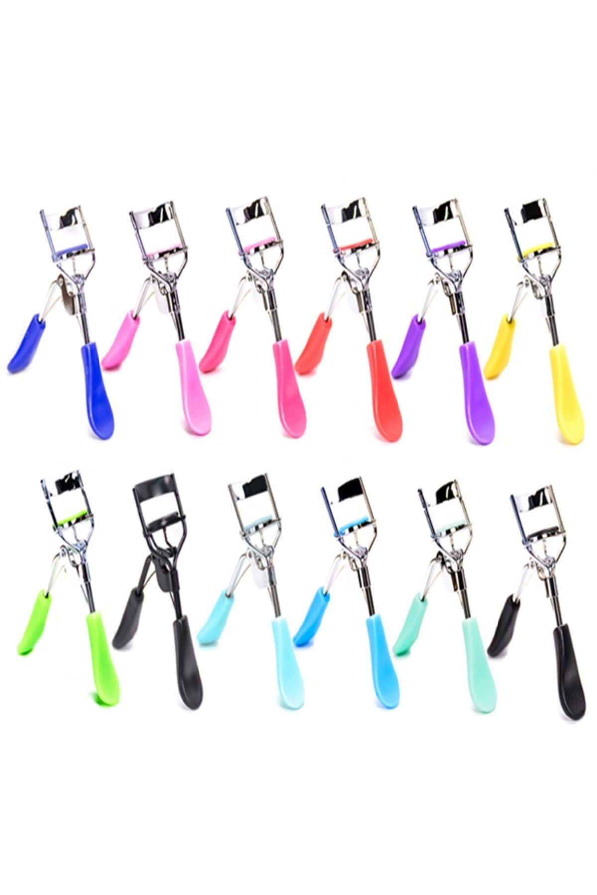 Xolo Lüks Neon Turkuaz Kirpik Kıvırıcı 3 Kat Daha Güçlü Full Lash Curler Kirpik Kıvırma Makası XLKK51