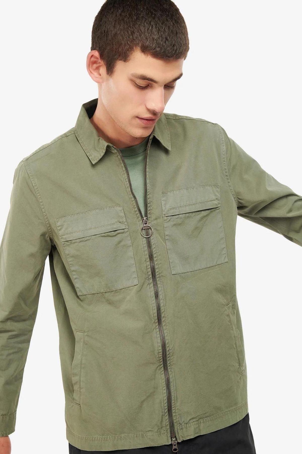 Barbour Tollgate Overshirt Gn49 Agave Green