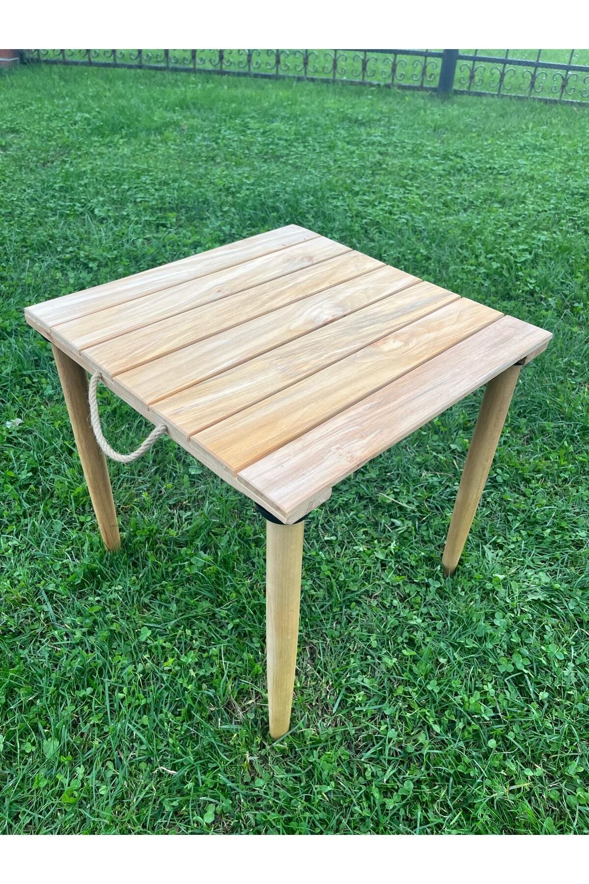 LkAhşap portatif katlanılabilir piknik balkon masası
