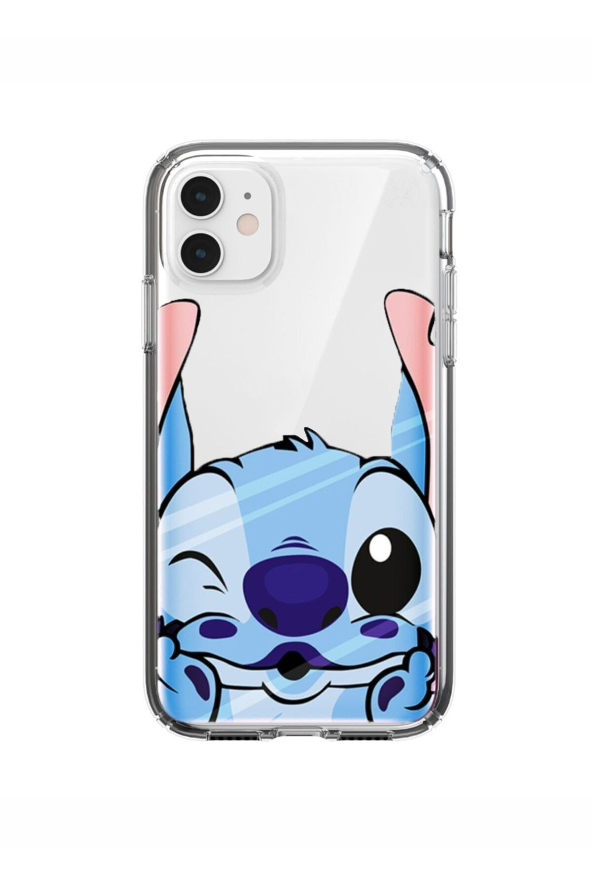 mooodcase Stitch Desenli Iphone 11 Şeffaf Telefon Kılıfı