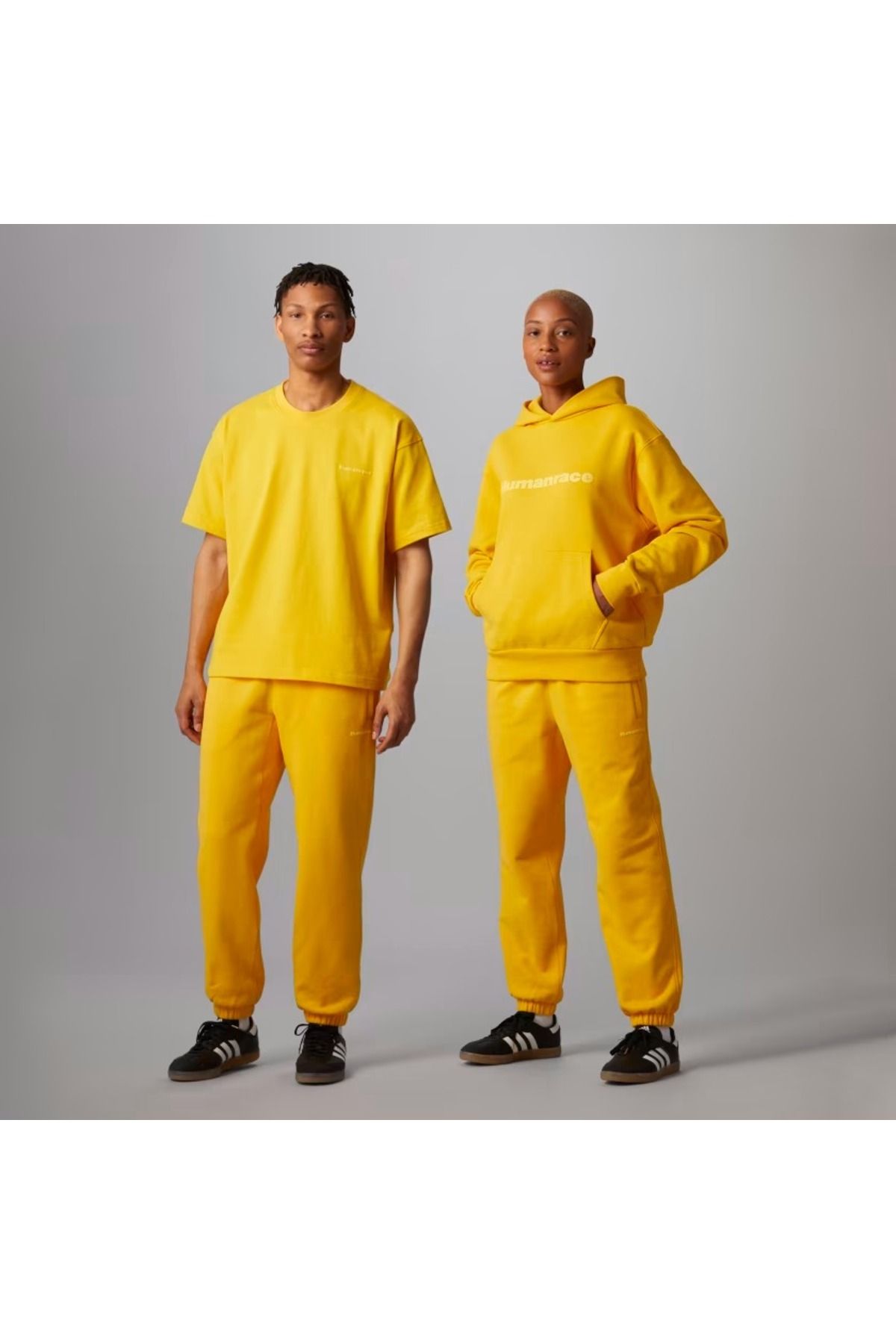 adidas Pharrell Williams Humanrace basics unisex sarı eşofman altı hg2685