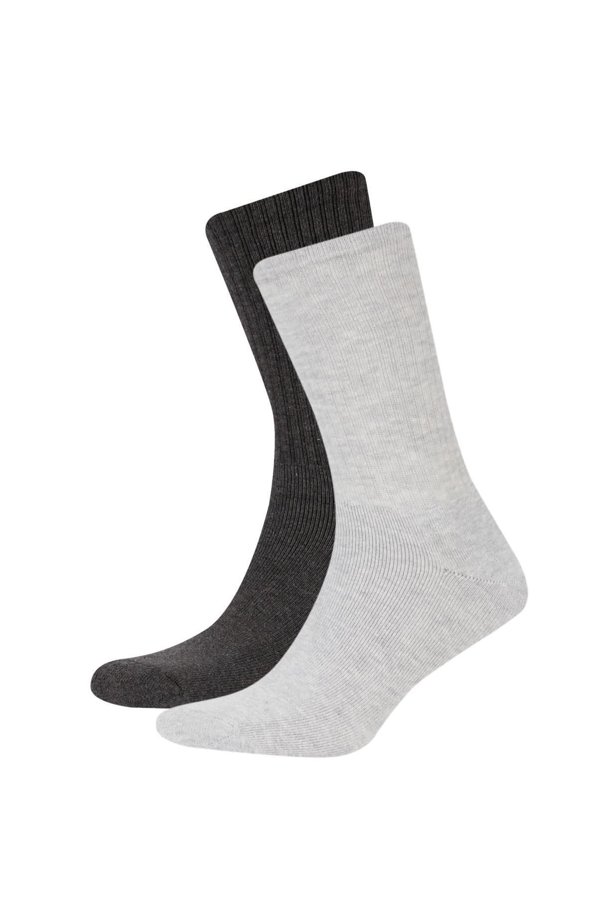 Defacto Erkek 2li Pamuklu Havlu Çorap A6076axns