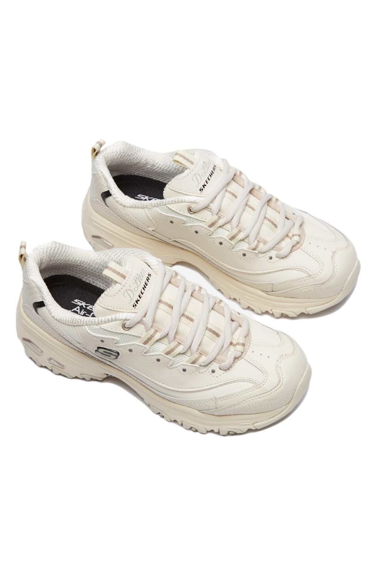 Skechers 11931 Z D'lites Kırık Beyaz Kadın Spor Ayakkabı