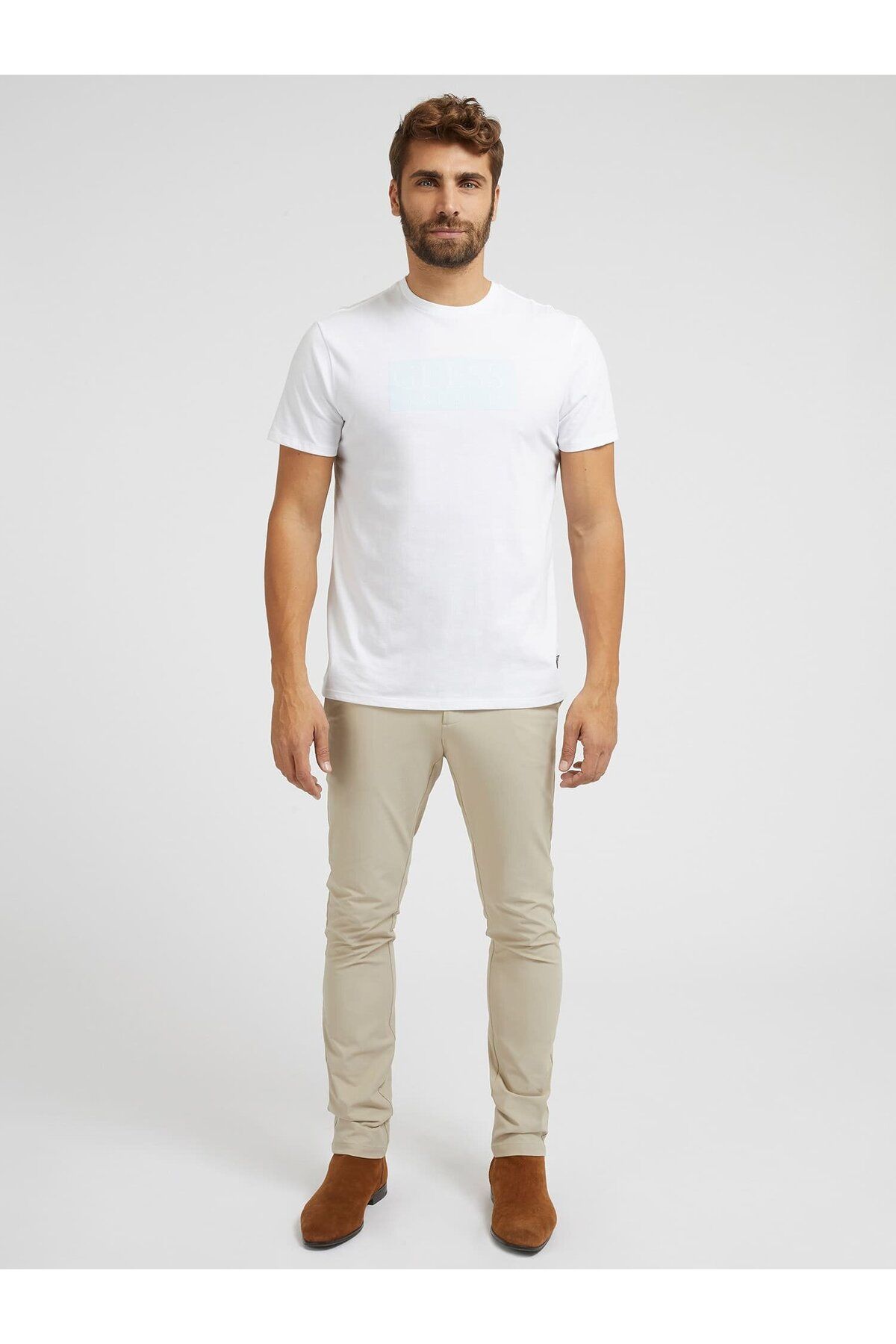 Guess Ss Bsc Erkek Slim Fit T-Shirt