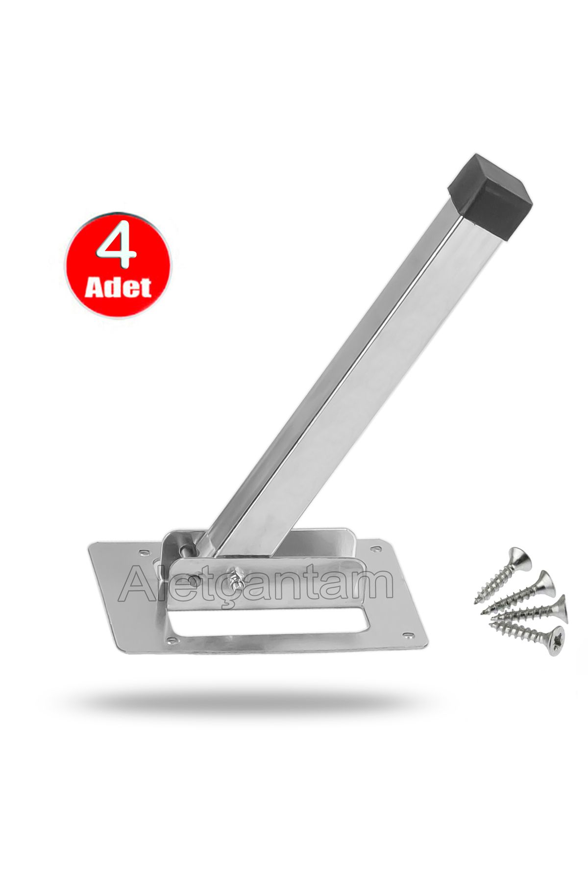 ALETÇANTAM Sofra Ayağı Katlanır Açılır Kapanır 20cm Masa Ayak - 4 Adet