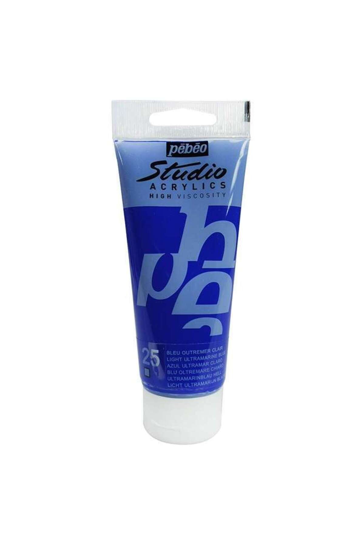 Pebeo Studio Akrilik Boya 100 ml Light Ultramarine Blue 25