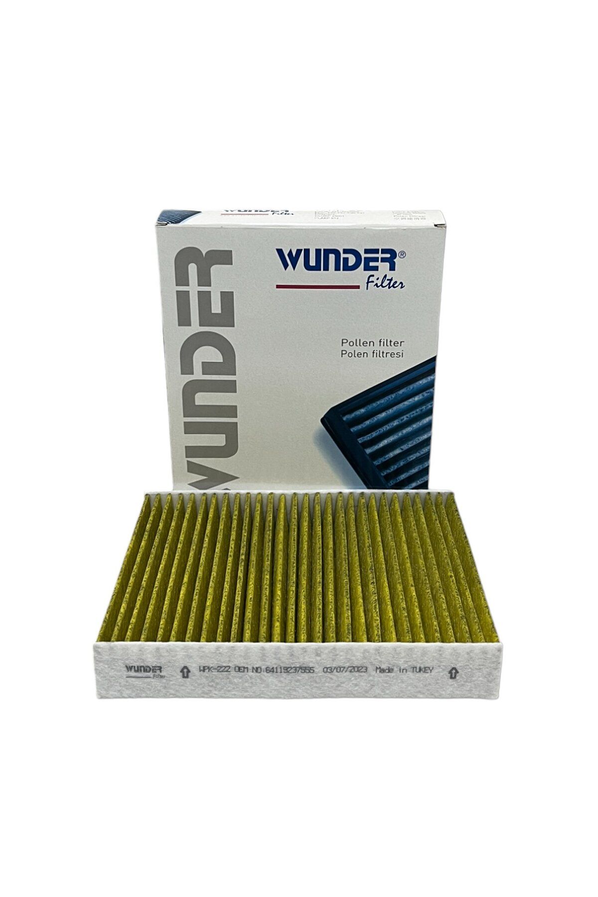 WUNDER Bmw 2 Serisi F22-F23-F87 2013-2021 Karbonlu Polen Filtresi