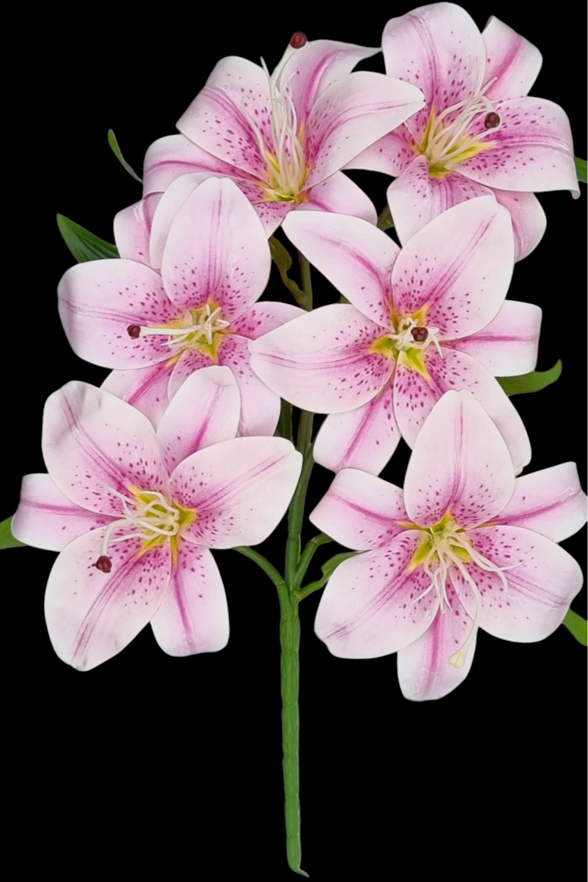MD Aspiz Flowers Yapay Lüx Lilyum Islak Zambak Çiçeği Kaliteli Kazablanka sarkit salon bitki yaprak orkide GUL EV