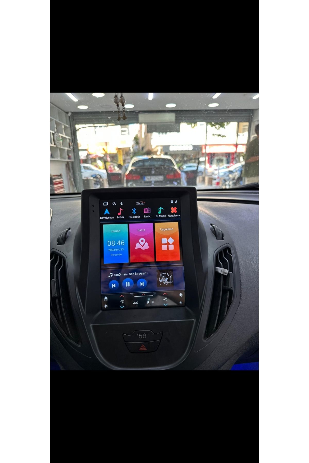 OTODUNYAM Ford Courier Tesla Ekran Multimedya 4gb Ram 64gb Hafıza Carplay Carplay Navigasyon