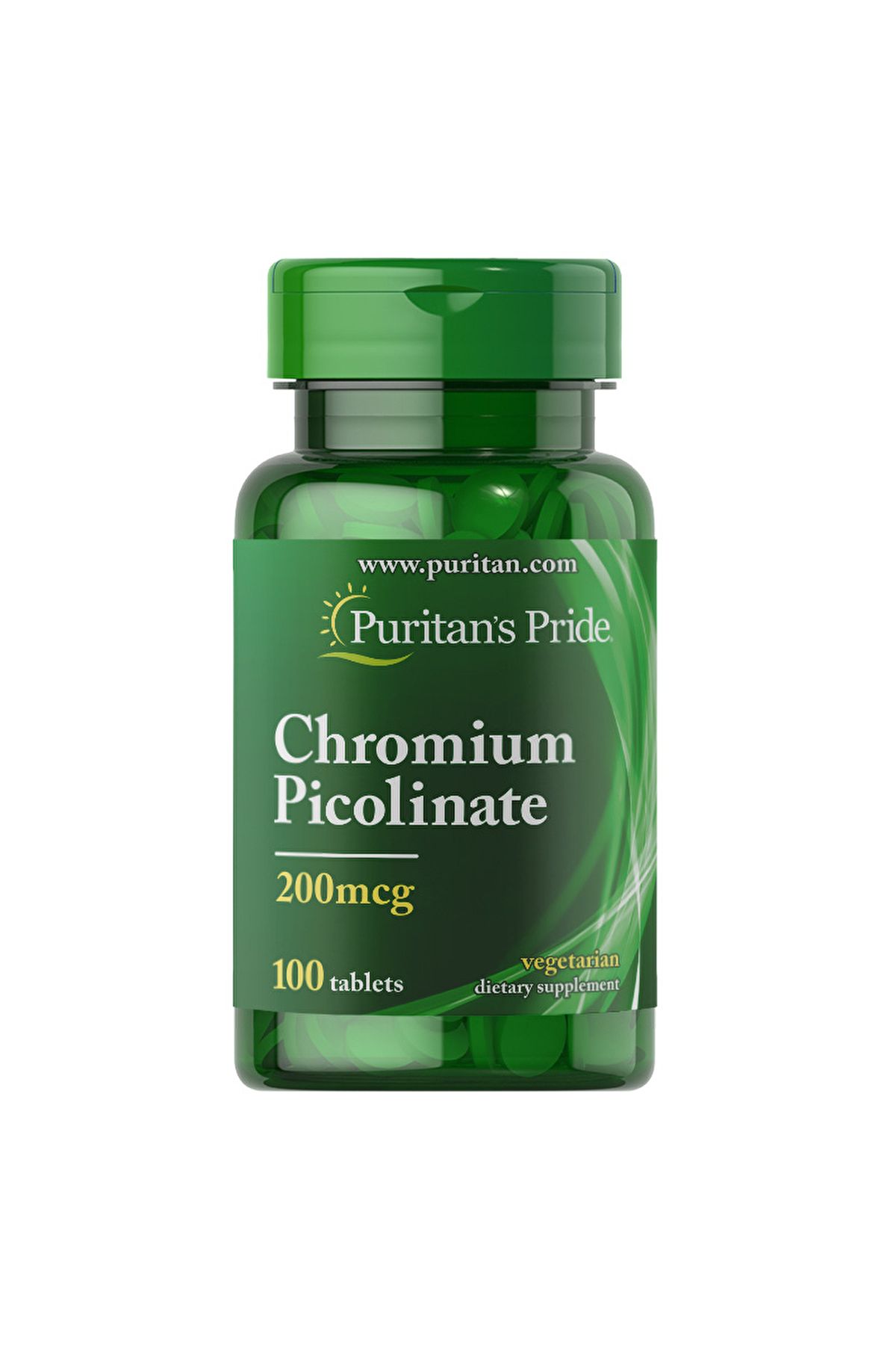 Puritan’s Pride Chromium Picolinate 200 Mcg 100 Tablet