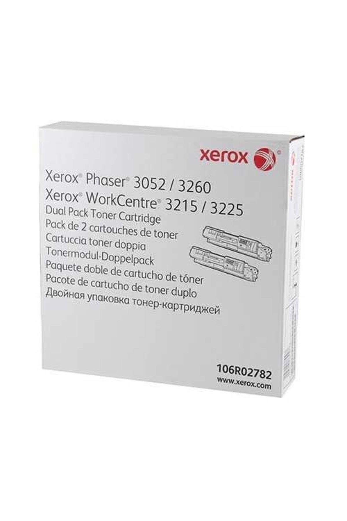 Xerox Hpzr Phaser 106r02782 Toner 2li Paket 3052 3260 Wc3215 3225