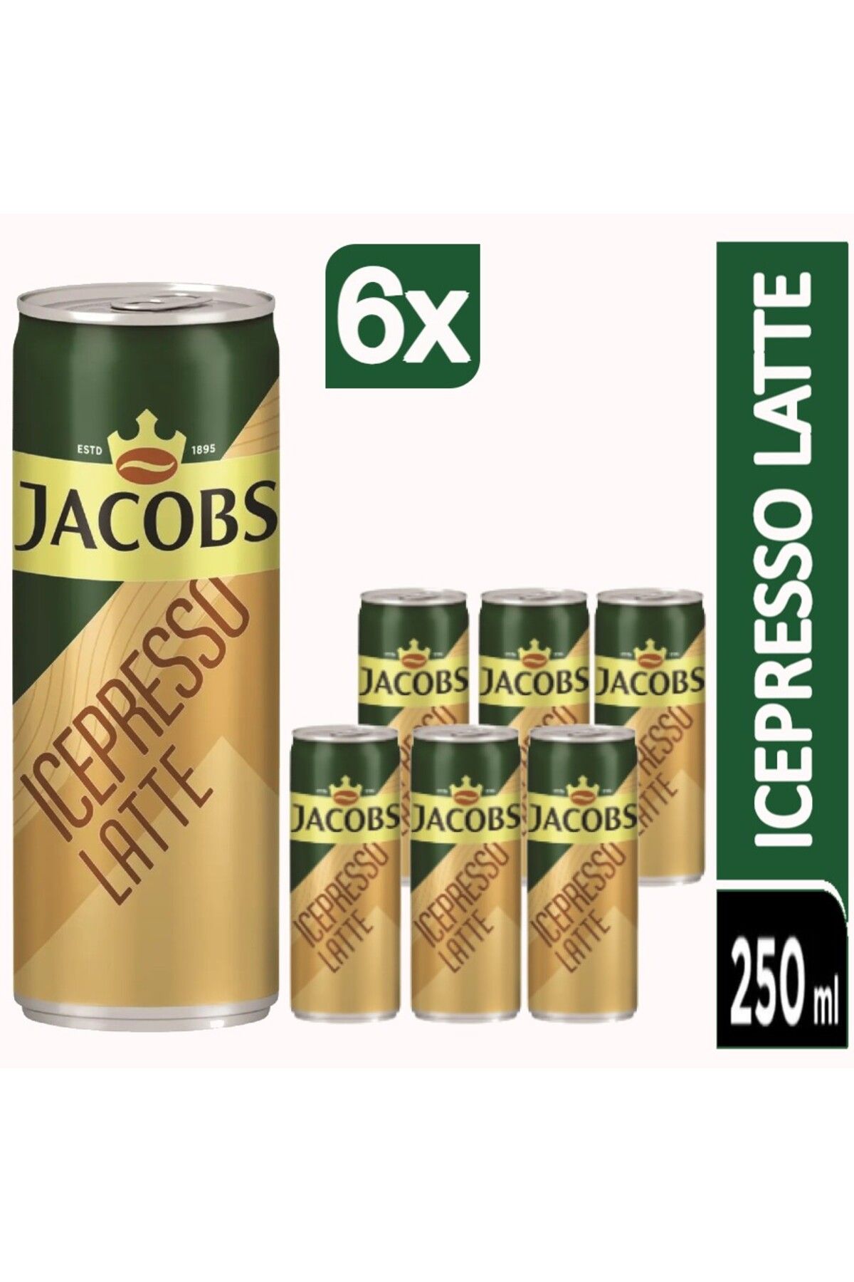 Jacobs Icepresso Latte Soğuk Kahve 6x250ml
