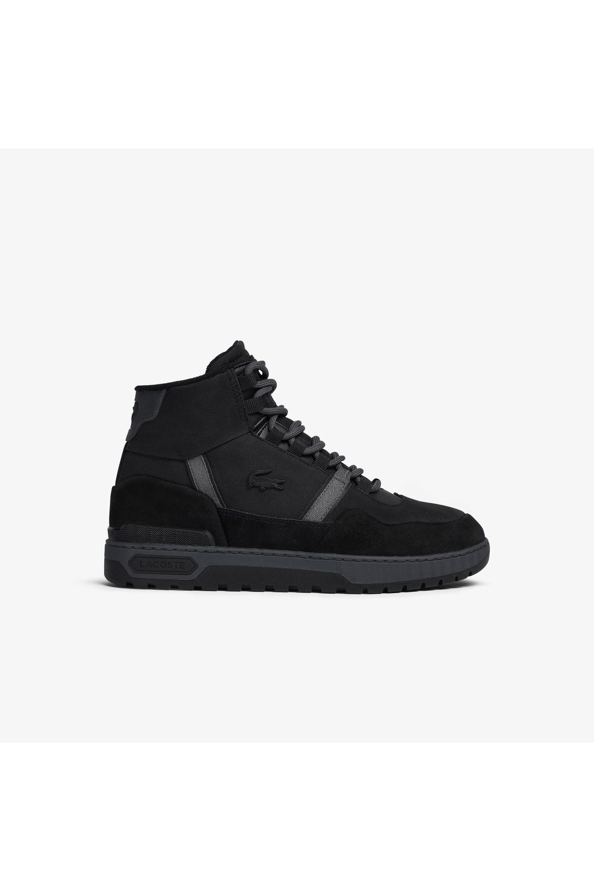 Mens black lacoste boots top