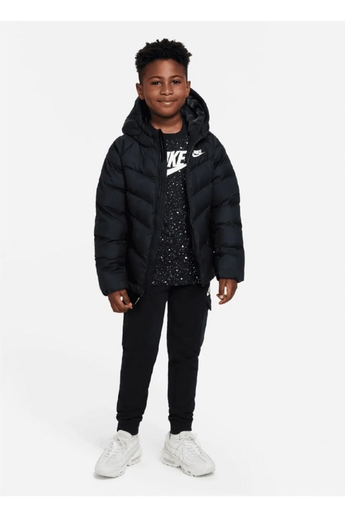 Nike Sportswear Synthetic-Fill Kapüşonlu Çocuk Mont