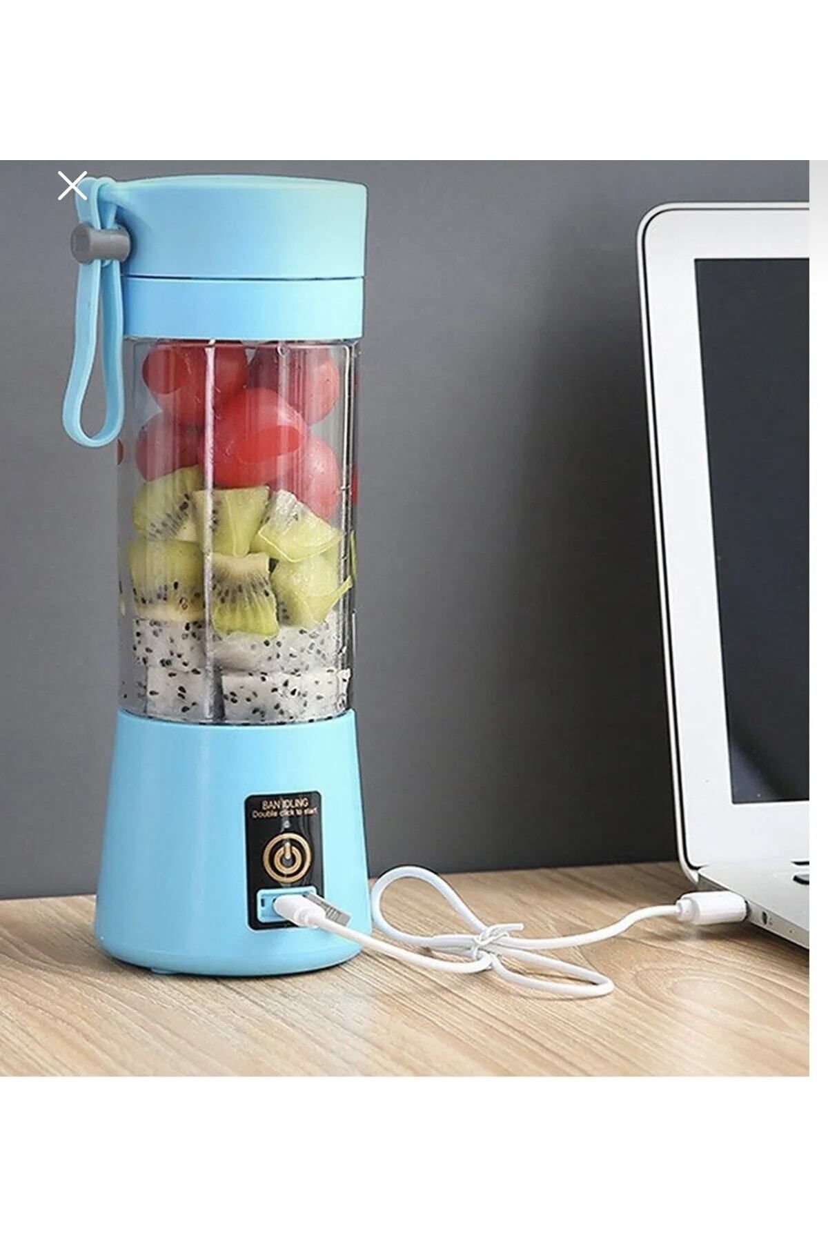 Nikadu Taşınabilir Mini Blender Şarjlı Mikser Mutfak Meyve Suyu Smoothie Blender Smoothie Myve Syu Sıkacağ