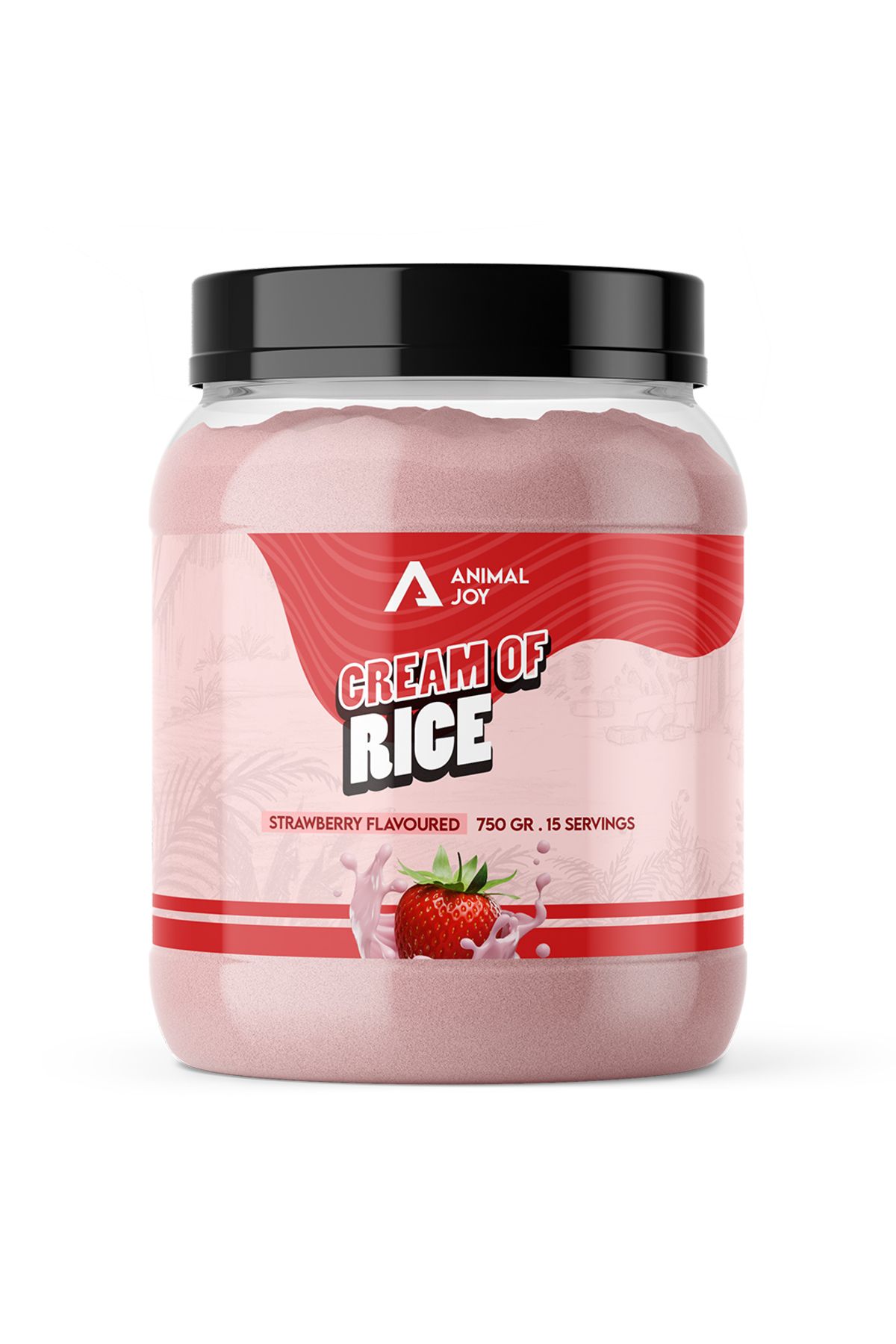 Animal Joy Cream Of Rice - Pirinç Unu Kreması - Çilek - 750 gr - 15 Servis