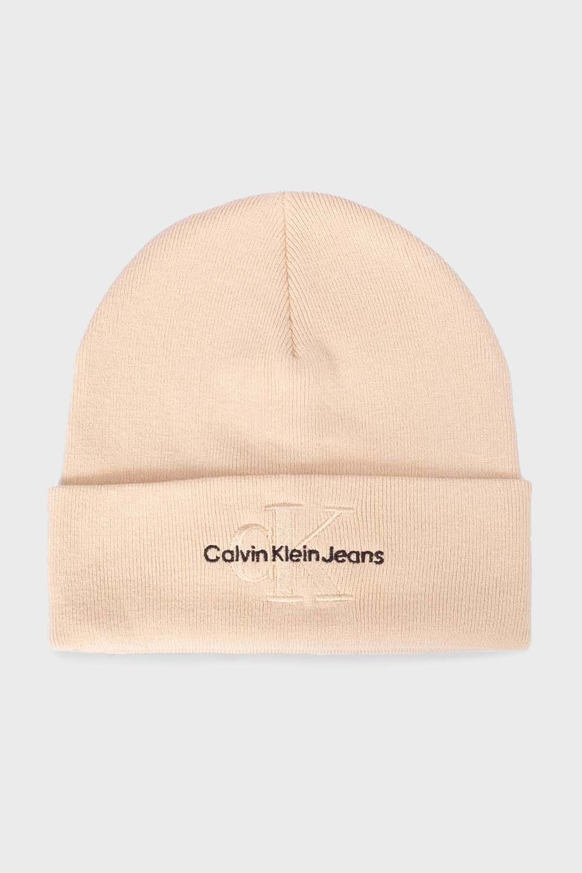 Calvin Klein Logolu Pamuklu Bere