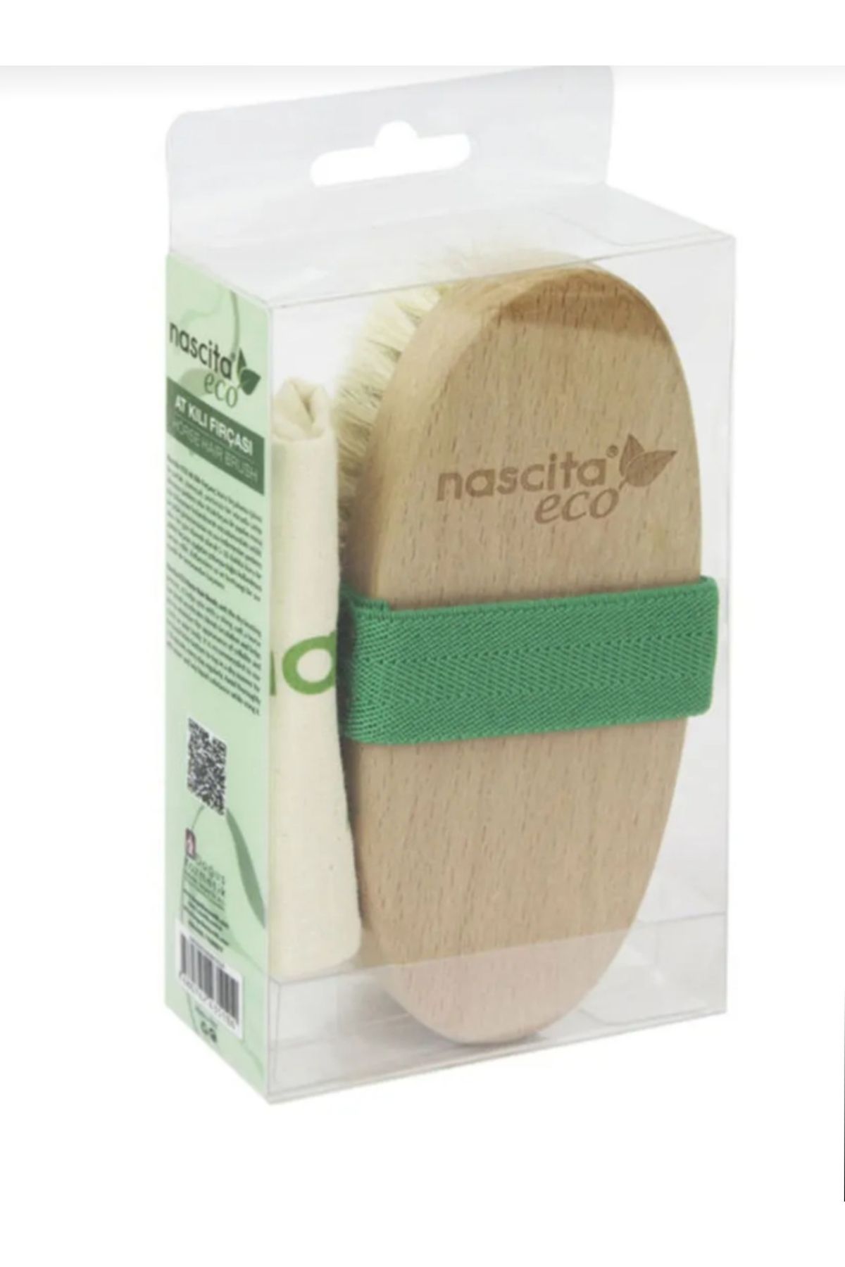 Nascita At kılı fırçası selülit fırçası Nastica Eco 12 Yeşil