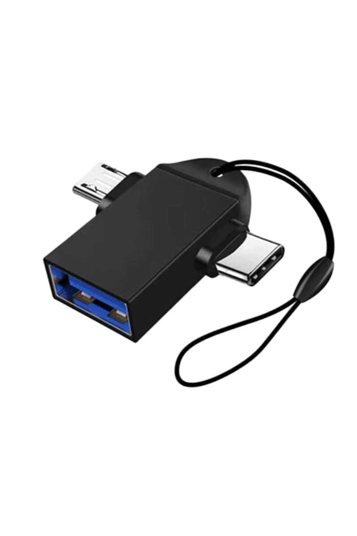 DUHALINE Type-c + Micro USB OTG 2'si 1 arada USB 3.1 to USB 3.0 Dönüştürücü OTG