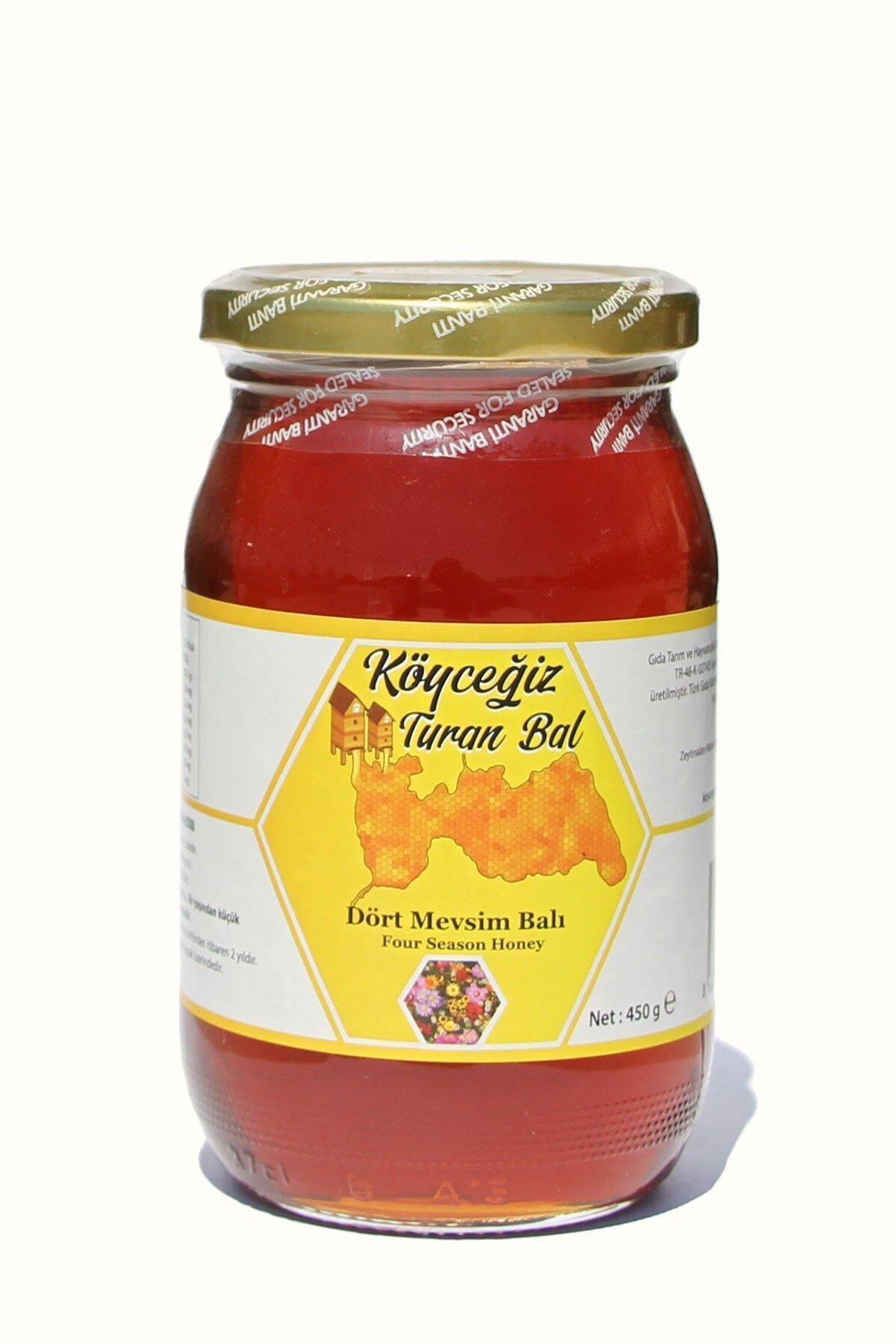 KÖYCEĞİZ TURAN BAL Dört Mevsim Balı 450g