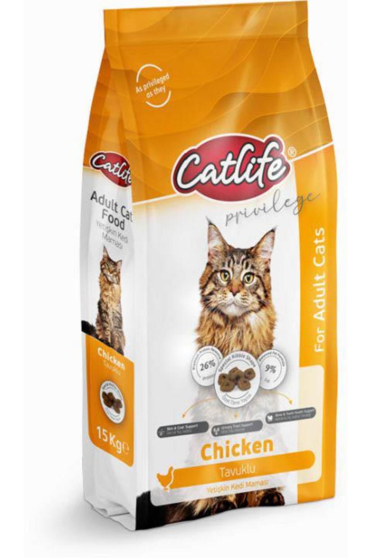 Catlife Clfd02- Tavuklu Yetişkin Kedi Maması 15 Kg
