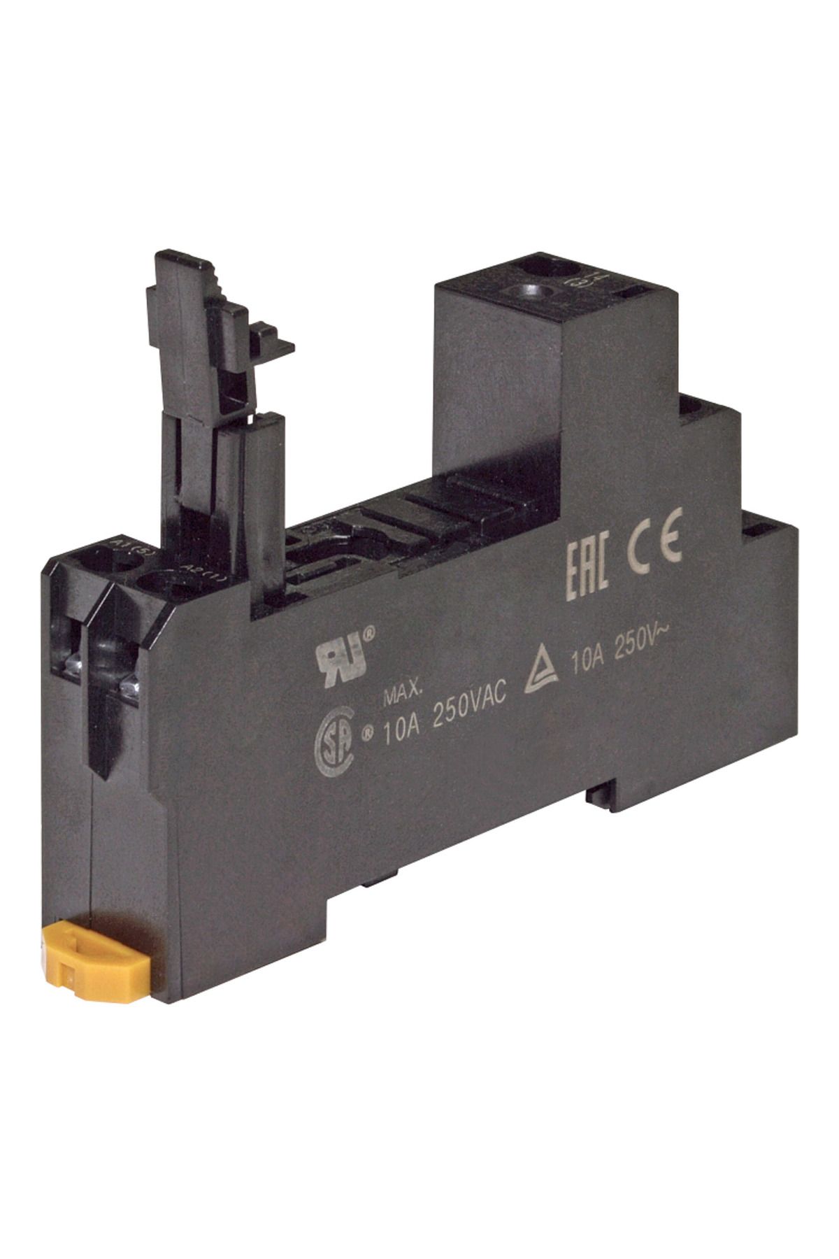 Omron Socket, DIN rail/surface mounting, 5-pin, screw terminals Uyumlu