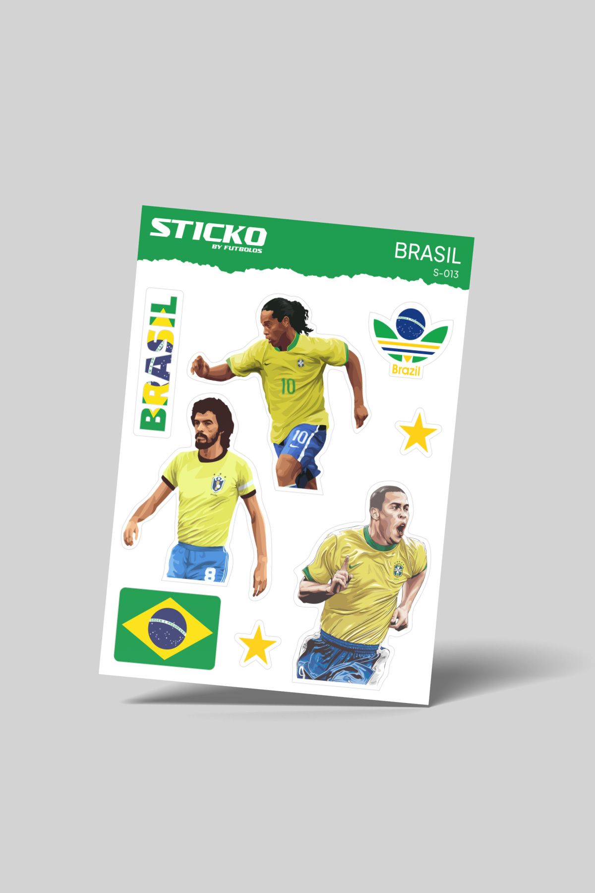Futbolos Brezilyalı Efsaneler – Ronaldinho, Socrates, Ronaldo Etiket