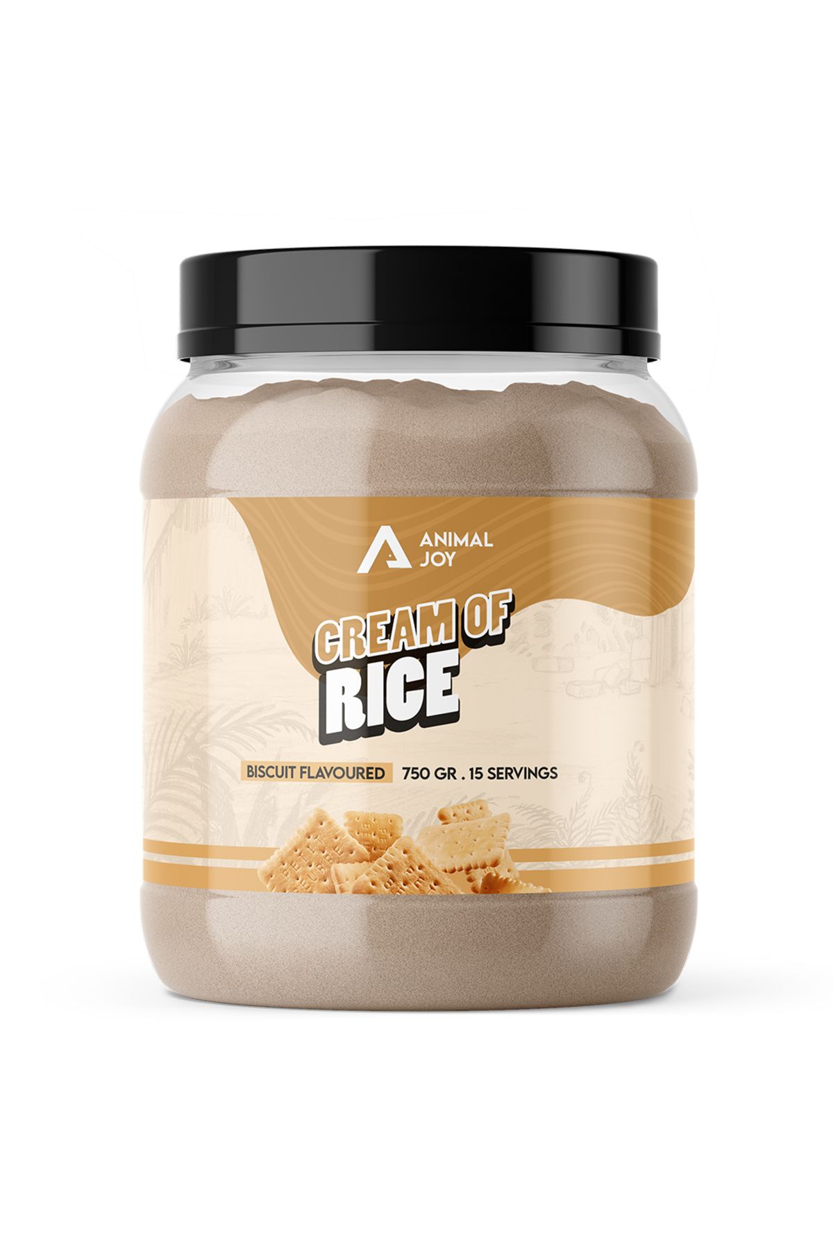 Animal Joy Cream Of Rice - Pirinç Unu Kreması - Bisküvi - 750 gr - 15 servis
