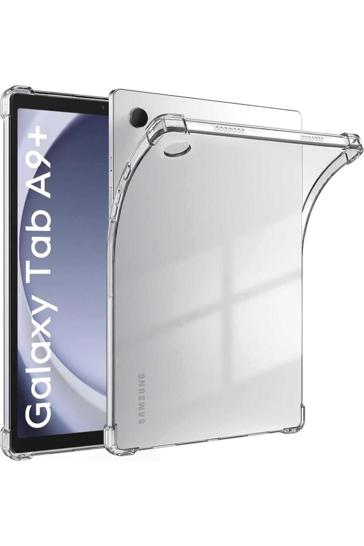 UnDePlus Samsung Galaxy Tab A9 Plus X210 X215 X216 Kılıf Darbelere Dayanıklı Şeffaf Kapak